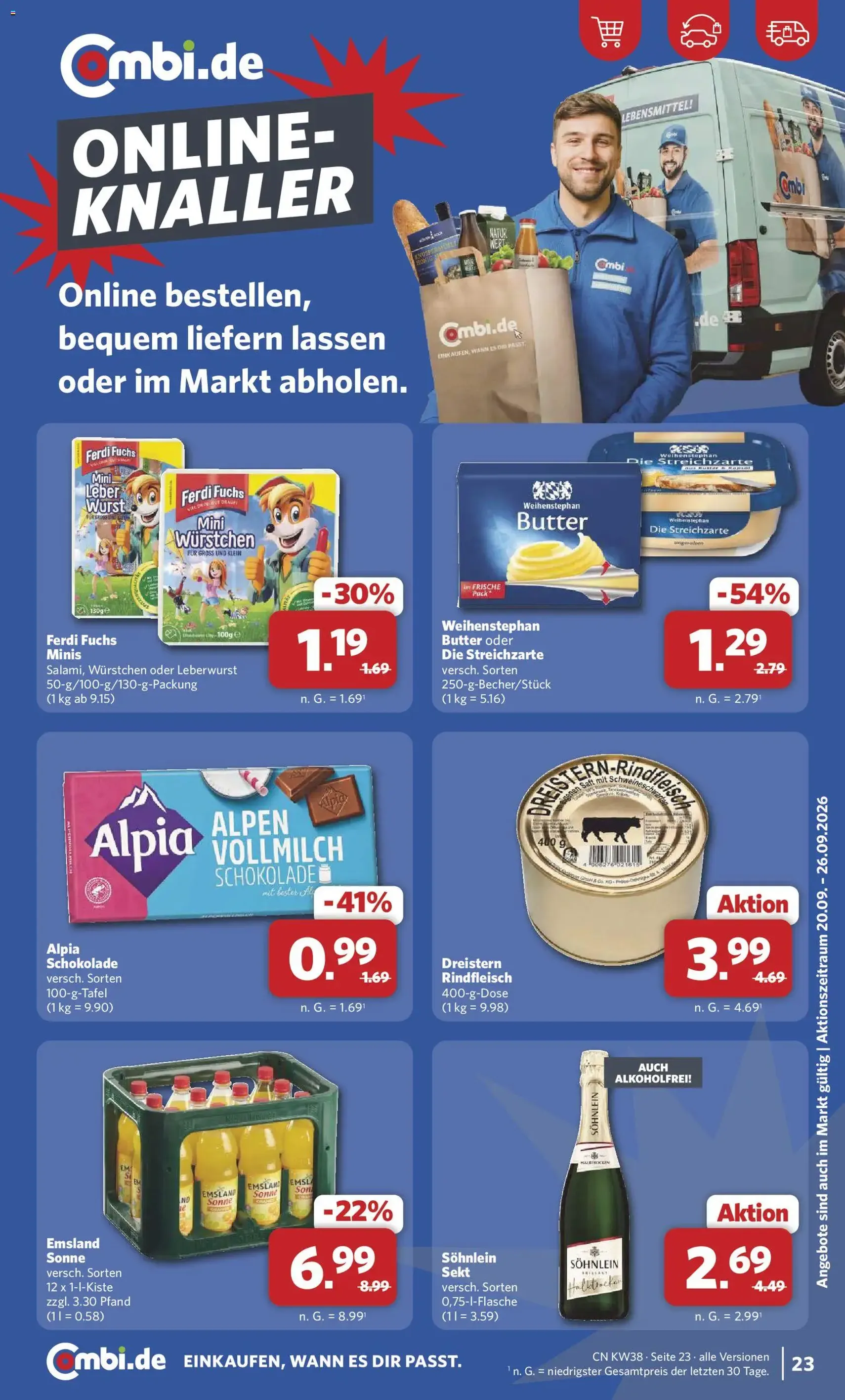 Combi Prospekt - Gültiger Prospekt ab 14.09.2026, Seite 25 von insgesamt 33