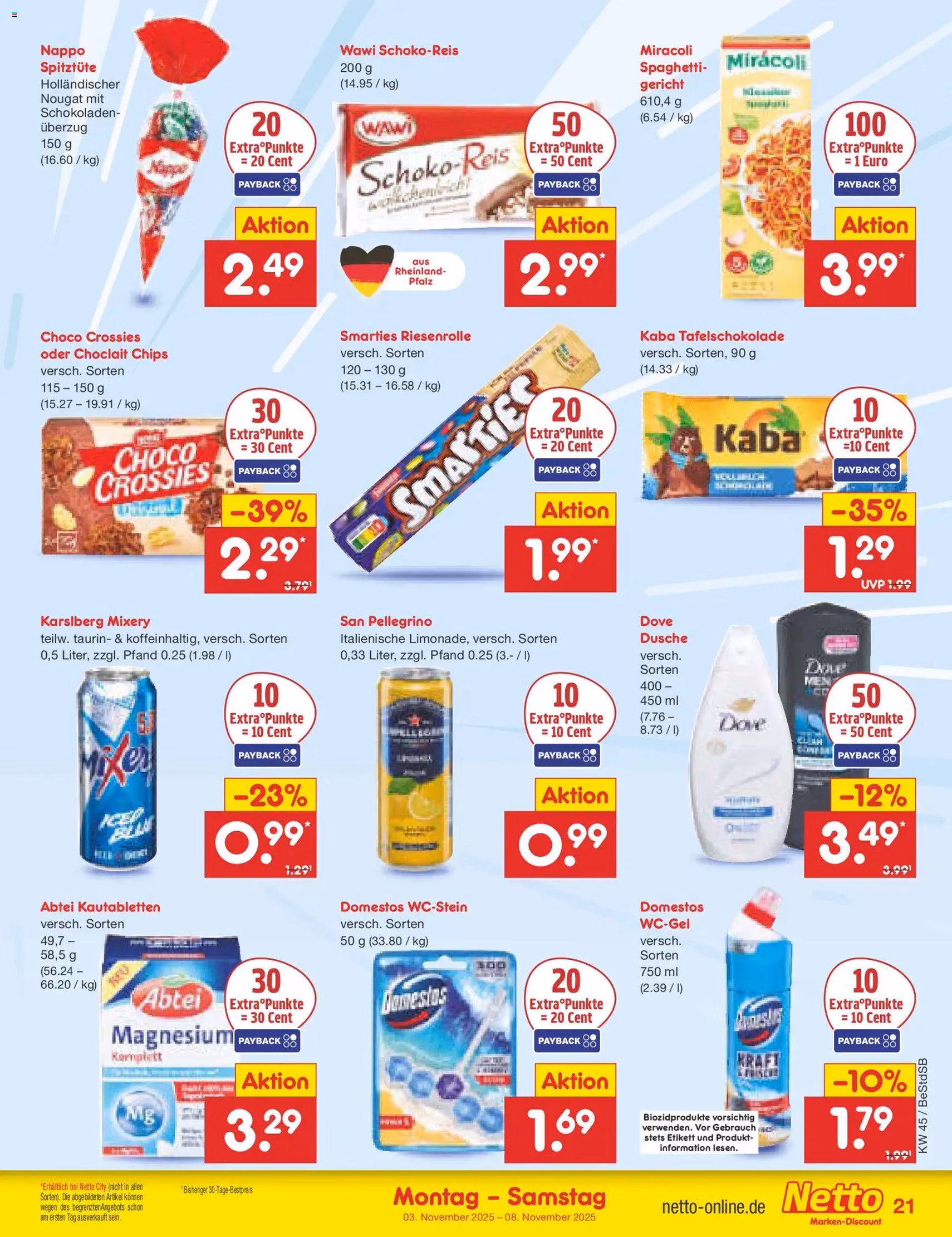 Netto Marken-Discount Prospekt - Gültiger Prospekt ab 03.11.2025, Seite 21 von insgesamt 63 Netto Marken-Discount Prospekt - Gültiger Prospekt ab 03.11.2025, Seite 21 von insgesamt 63