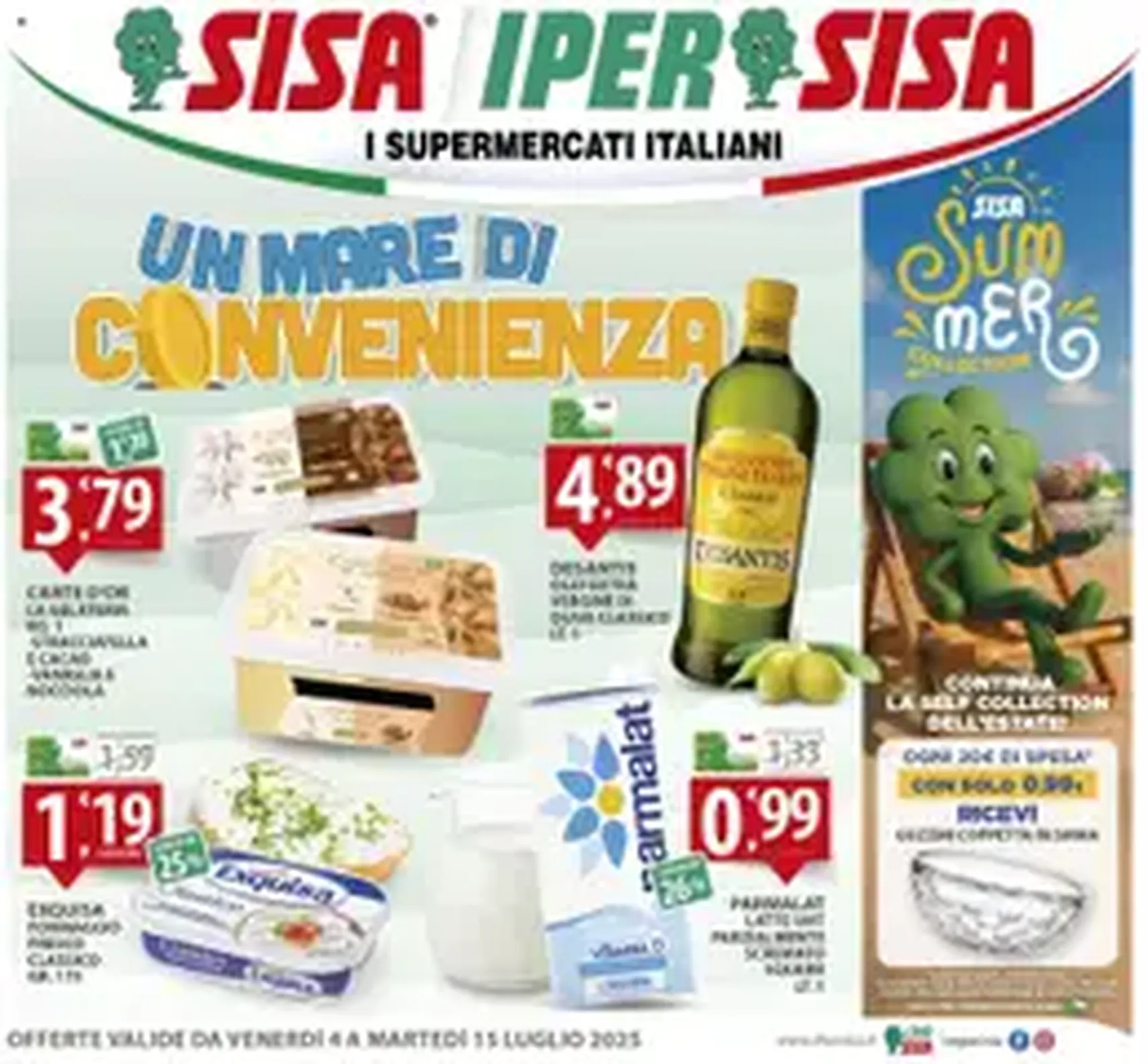 Volantino SISA - volantino valido dal 04/07/2025 pagina 1 di 1