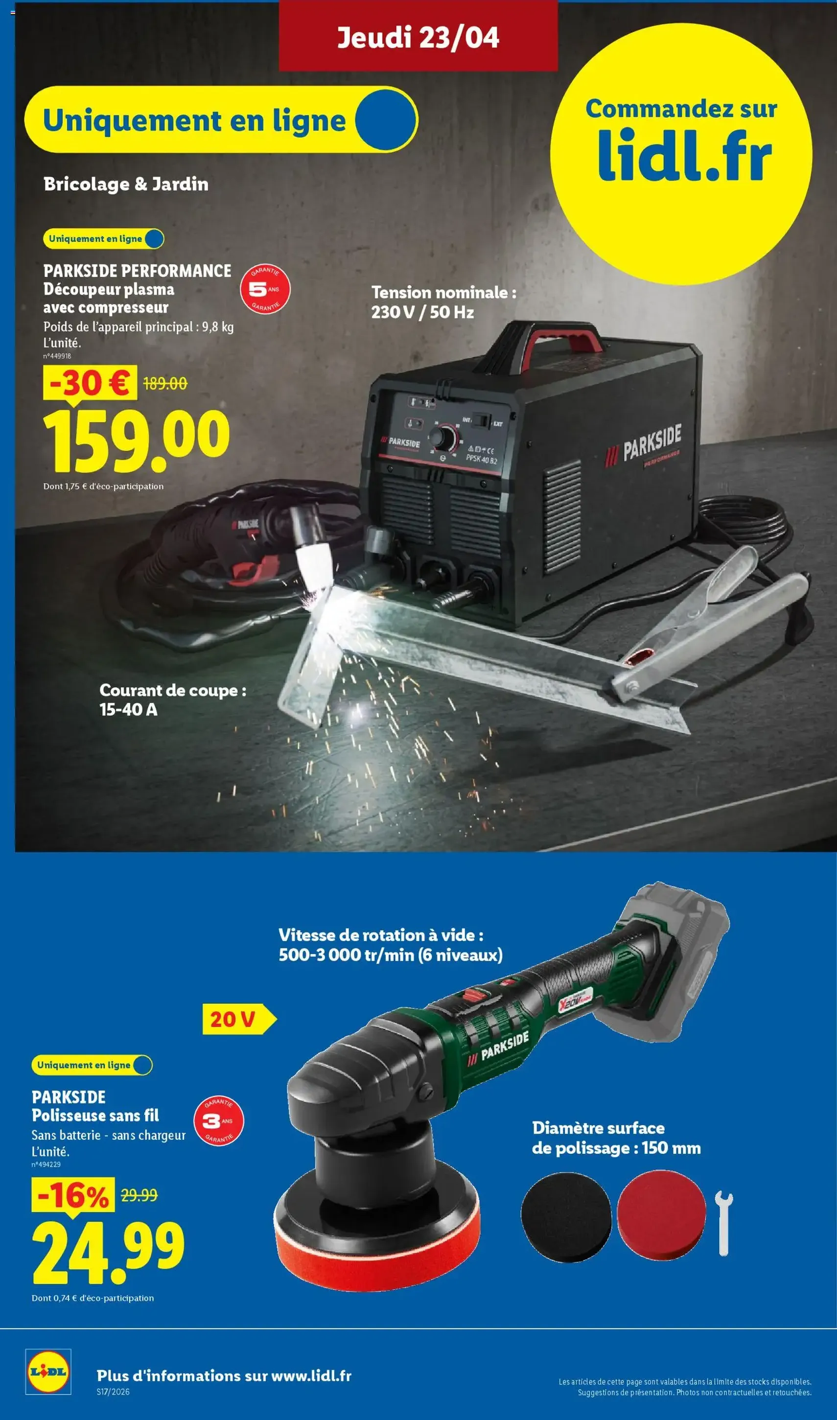 LIDL catalogue - brochure valable à partir du 23/04/2026, page 40 sur 70