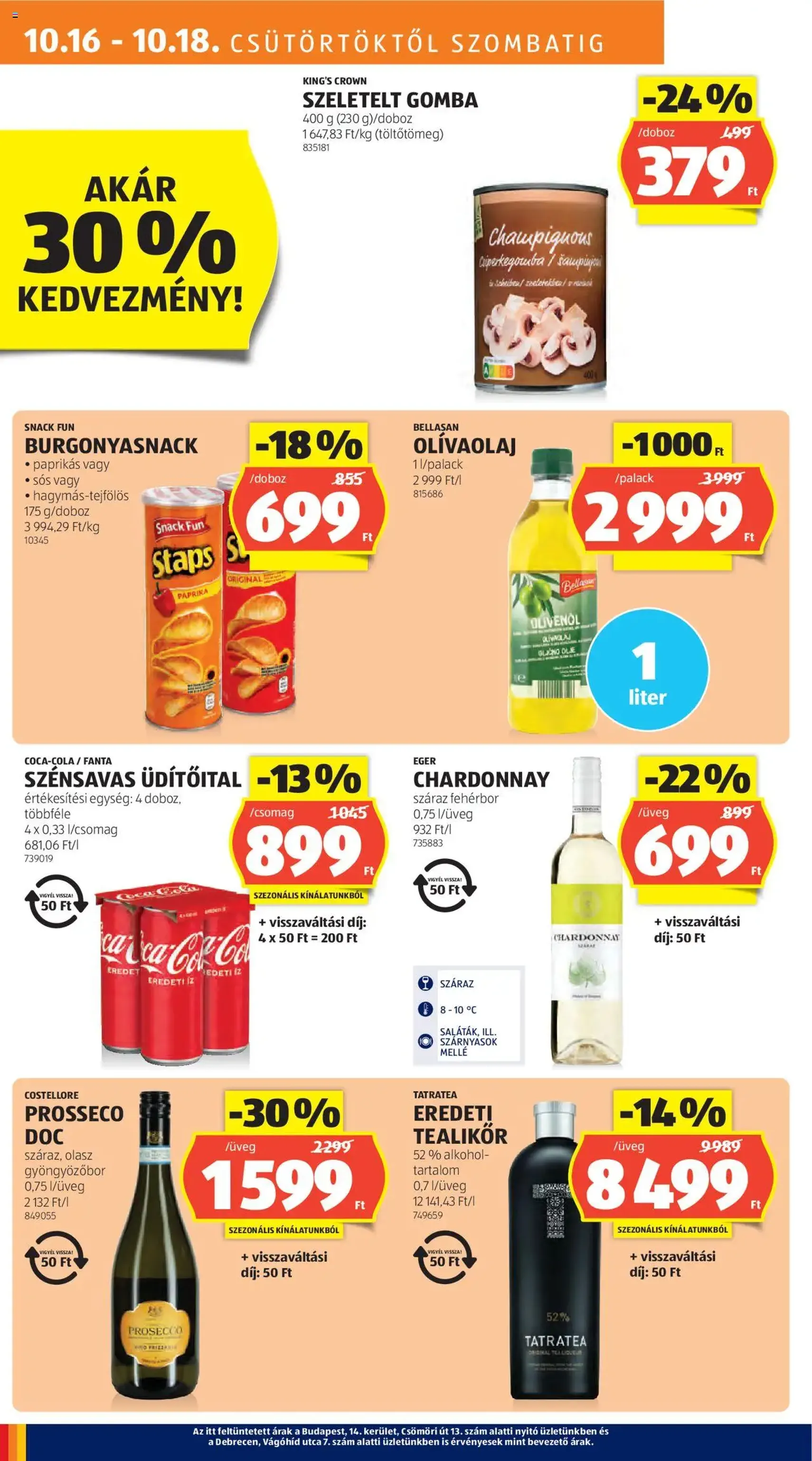 Aldi Akciós újság - 2025.10.16. érvényes szórólap 14 oldal 50 oldalból Aldi Akciós újság - 2025.10.16. érvényes szórólap 14 oldal 50 oldalból