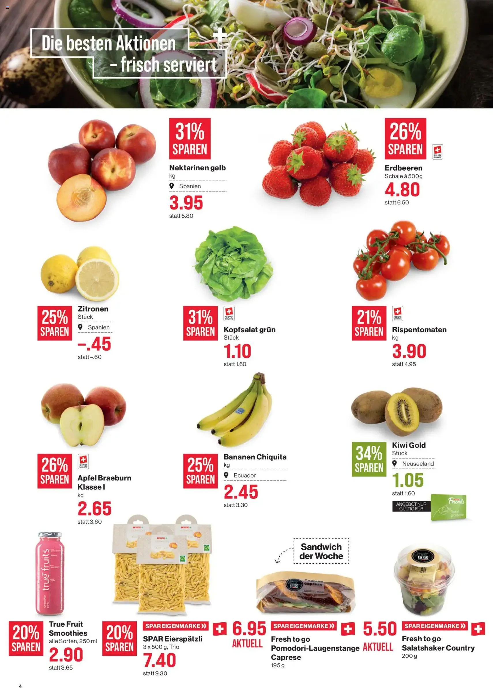 SPAR aktionen - Gültiger Prospekt ab 28.05.2026, Seite 4 von insgesamt 18