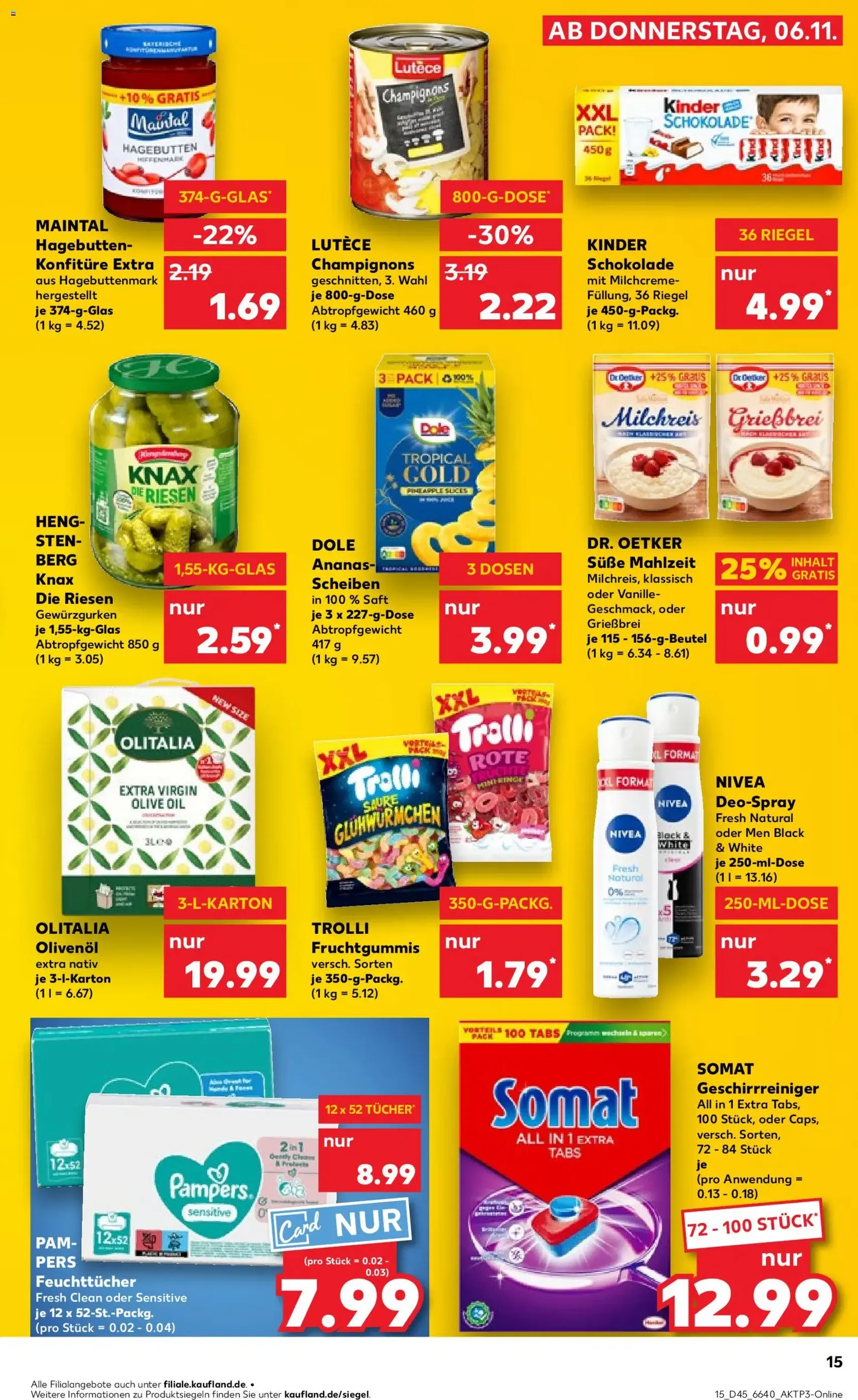 Kaufland Prospekt - Gültiger Prospekt ab 06.11.2025, Seite 15 von insgesamt 64