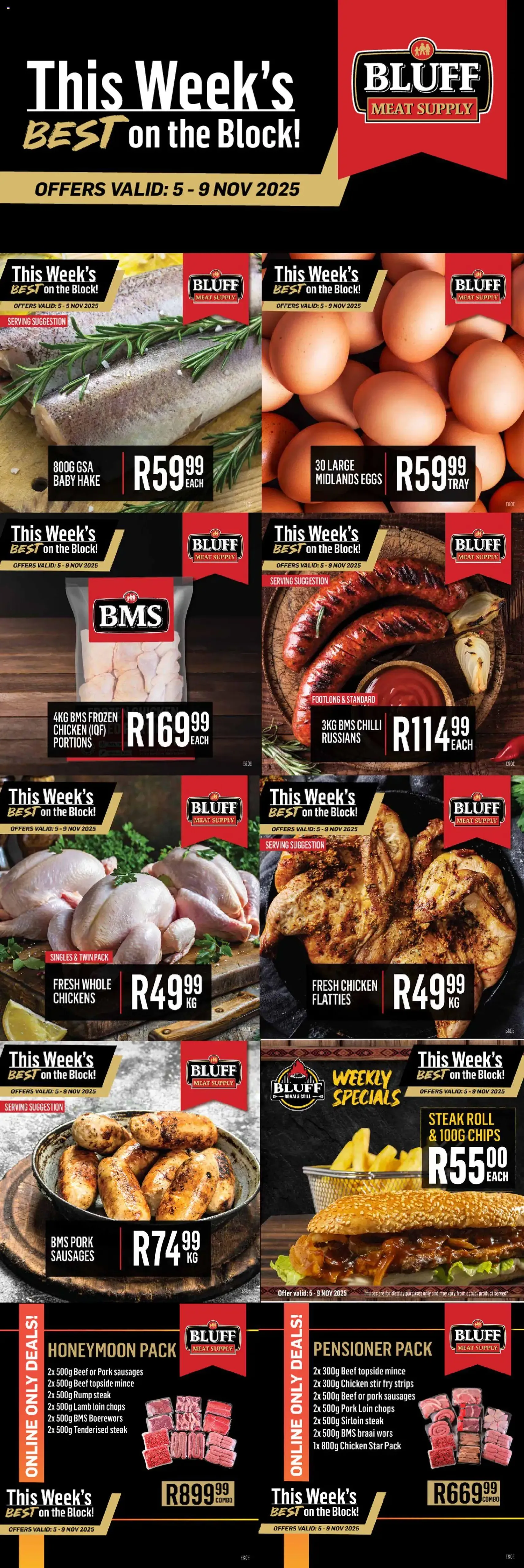 Bluff Meat Supply This Week's BEST on the Block! - valid flyer from 05/11/2025, page 1 of 2