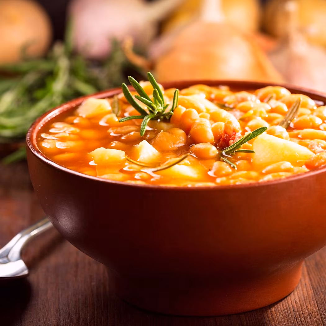Zuppa di fagioli secchi