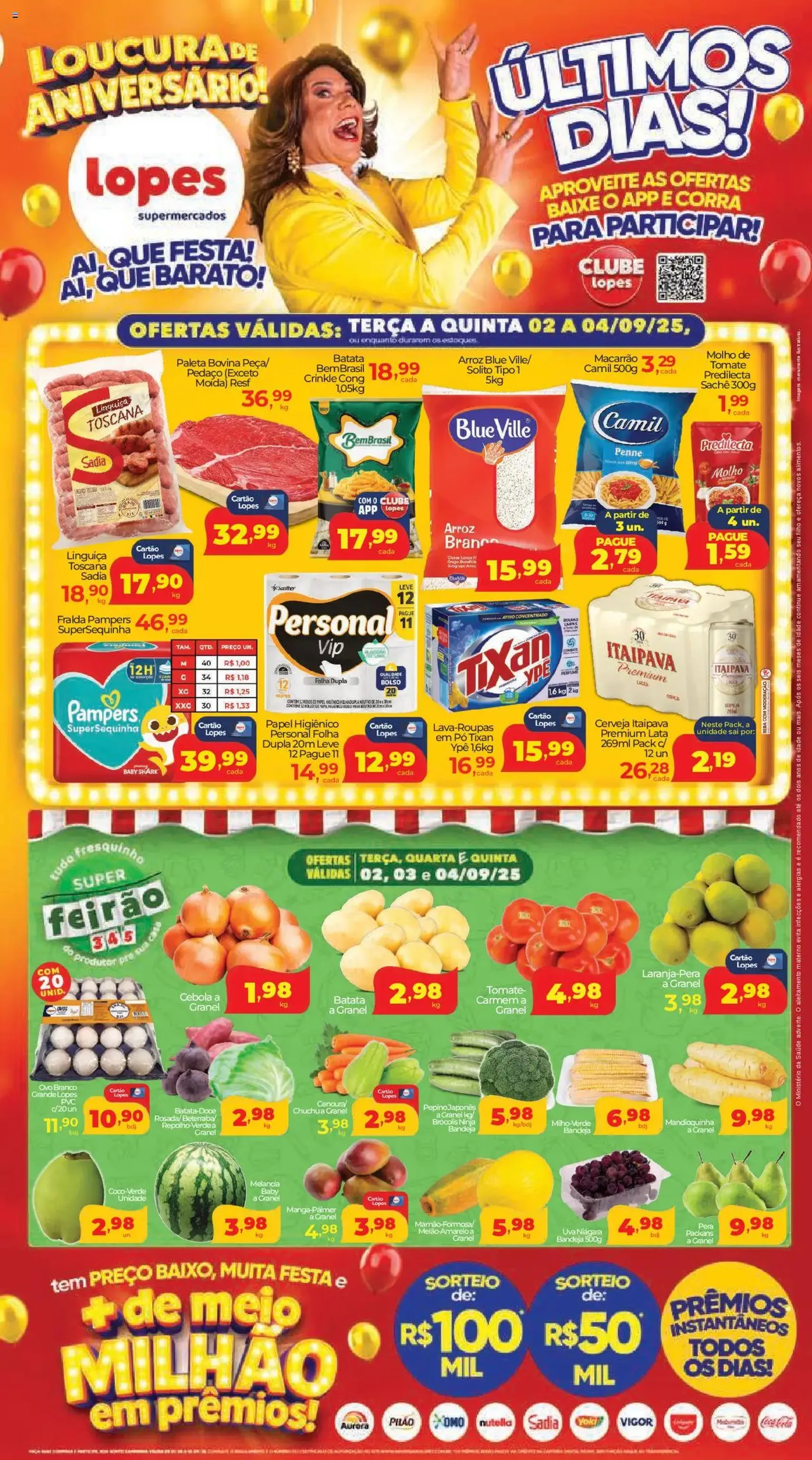Lopes Supermercados - Ofertas da semana - folheto válido a partir de 02/09/2025 página 1 de 4