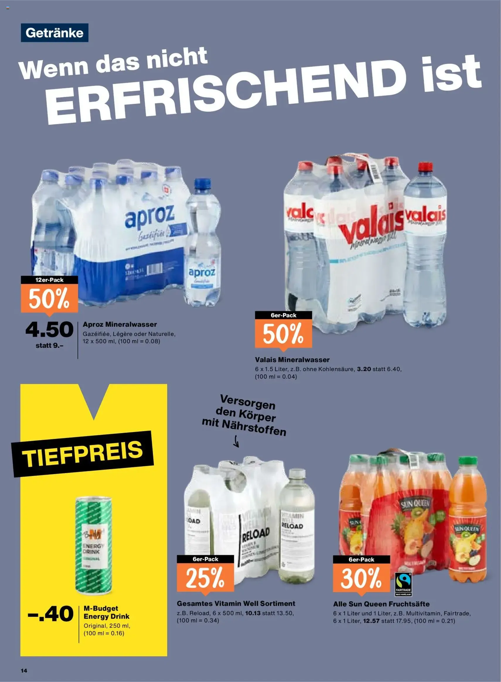 Migros aktionen - Gültiger Prospekt ab 25.06.2026, Seite 14 von insgesamt 24