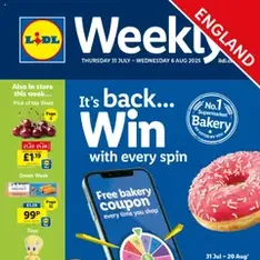 Lidl - Lidl Weekly - Flyer preview valid from 31/07/2025