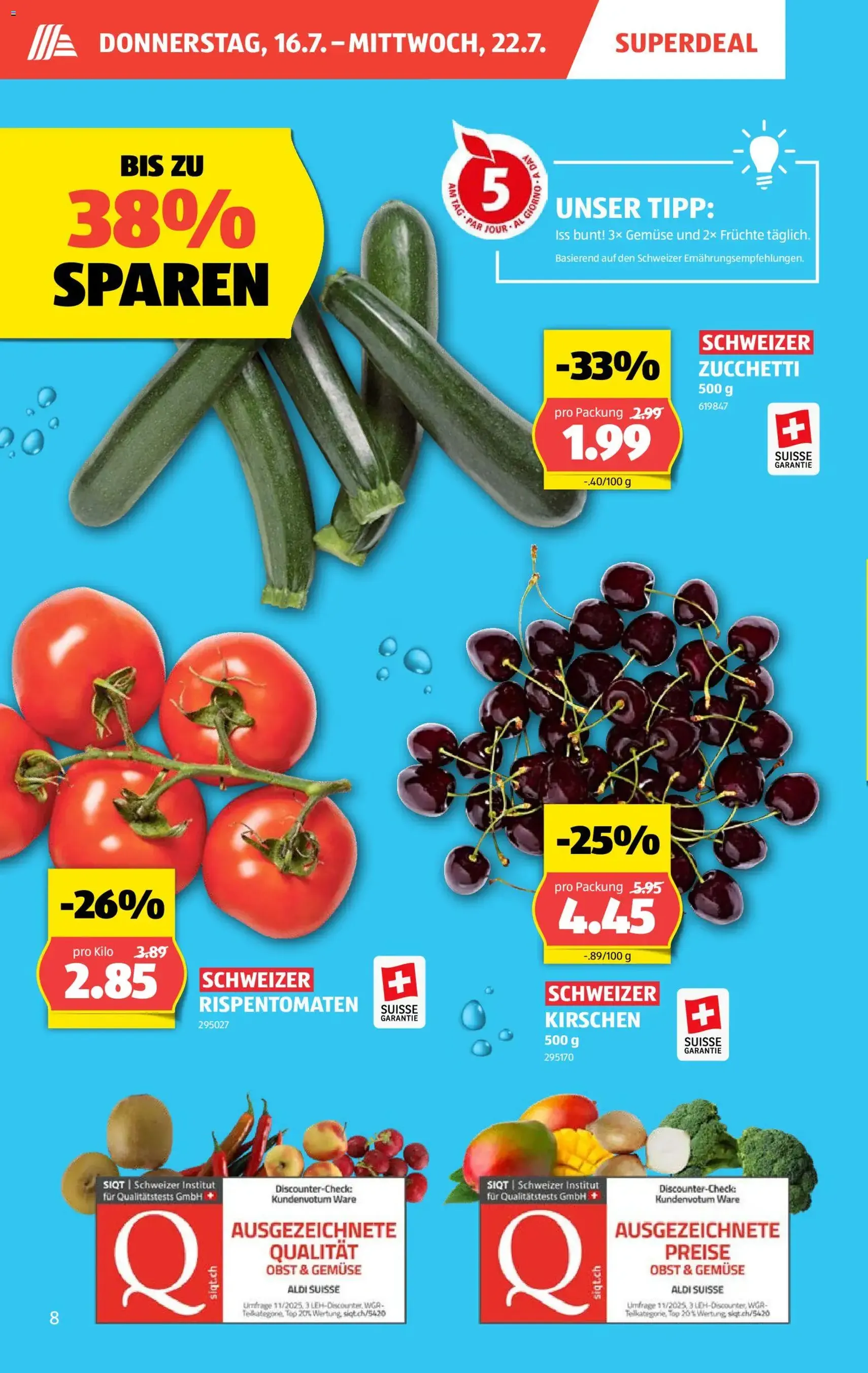 Aldi aktionen - Gültiger Prospekt ab 16.07.2026, Seite 8 von insgesamt 36