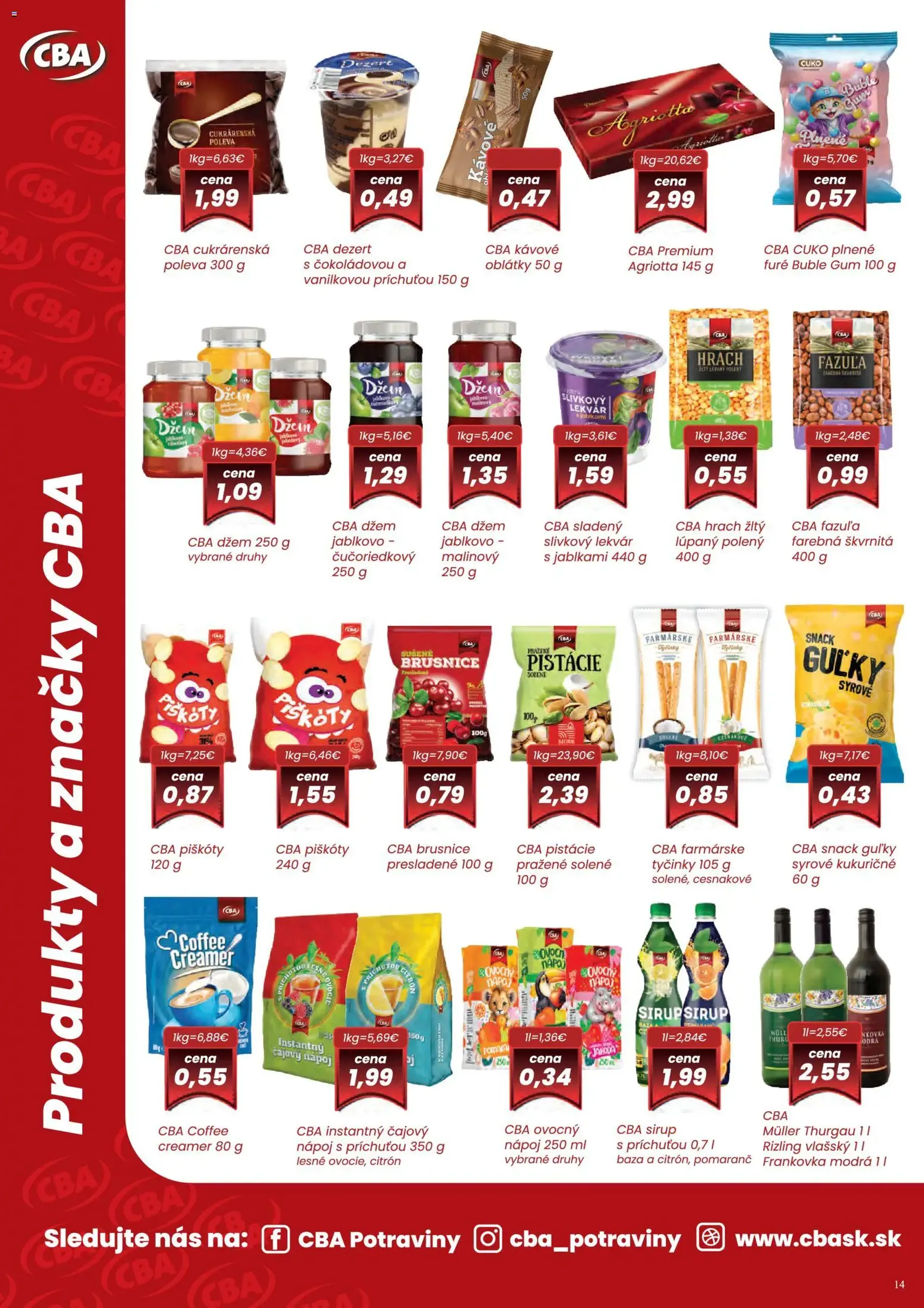 CBA Komfos leták - platný leták od 01.04.2026 strana 14 z 24