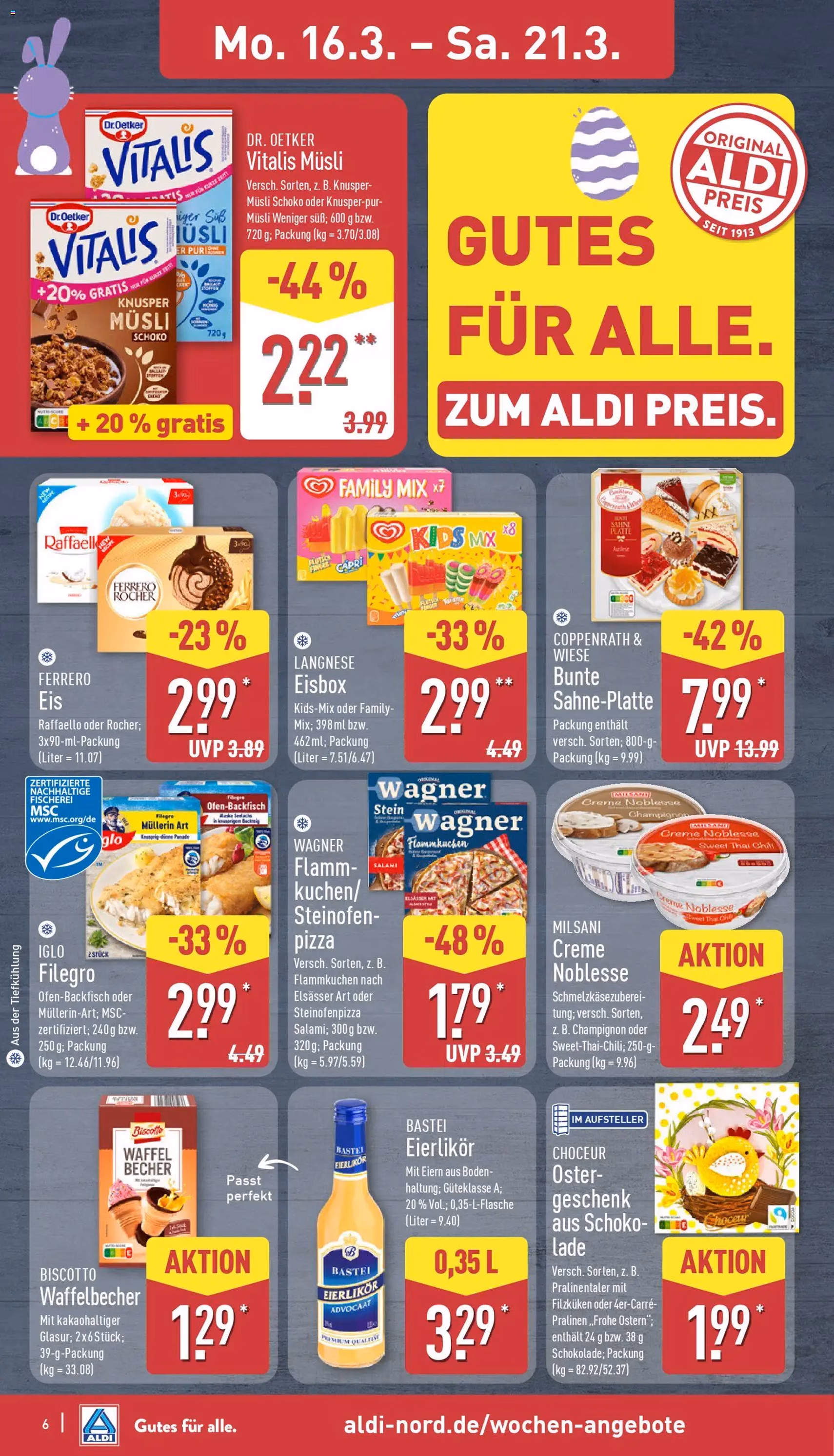 Aldi Prospekt - Gültiger Prospekt ab 16.03.2026, Seite 6 von insgesamt 42