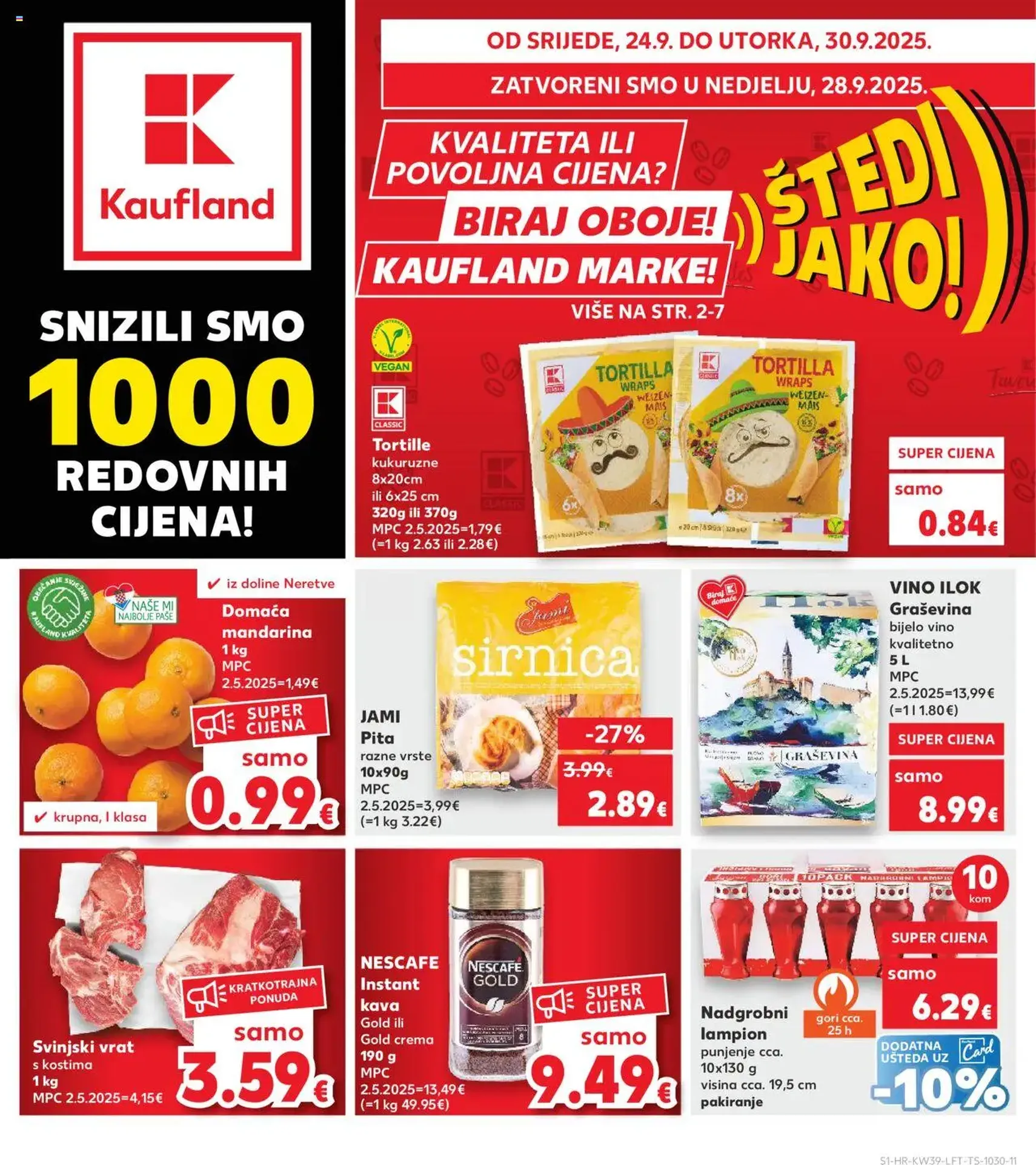 Kaufland HR - Osijek - 2025.09.24. érvényes szórólap 1 oldal 32 oldalból