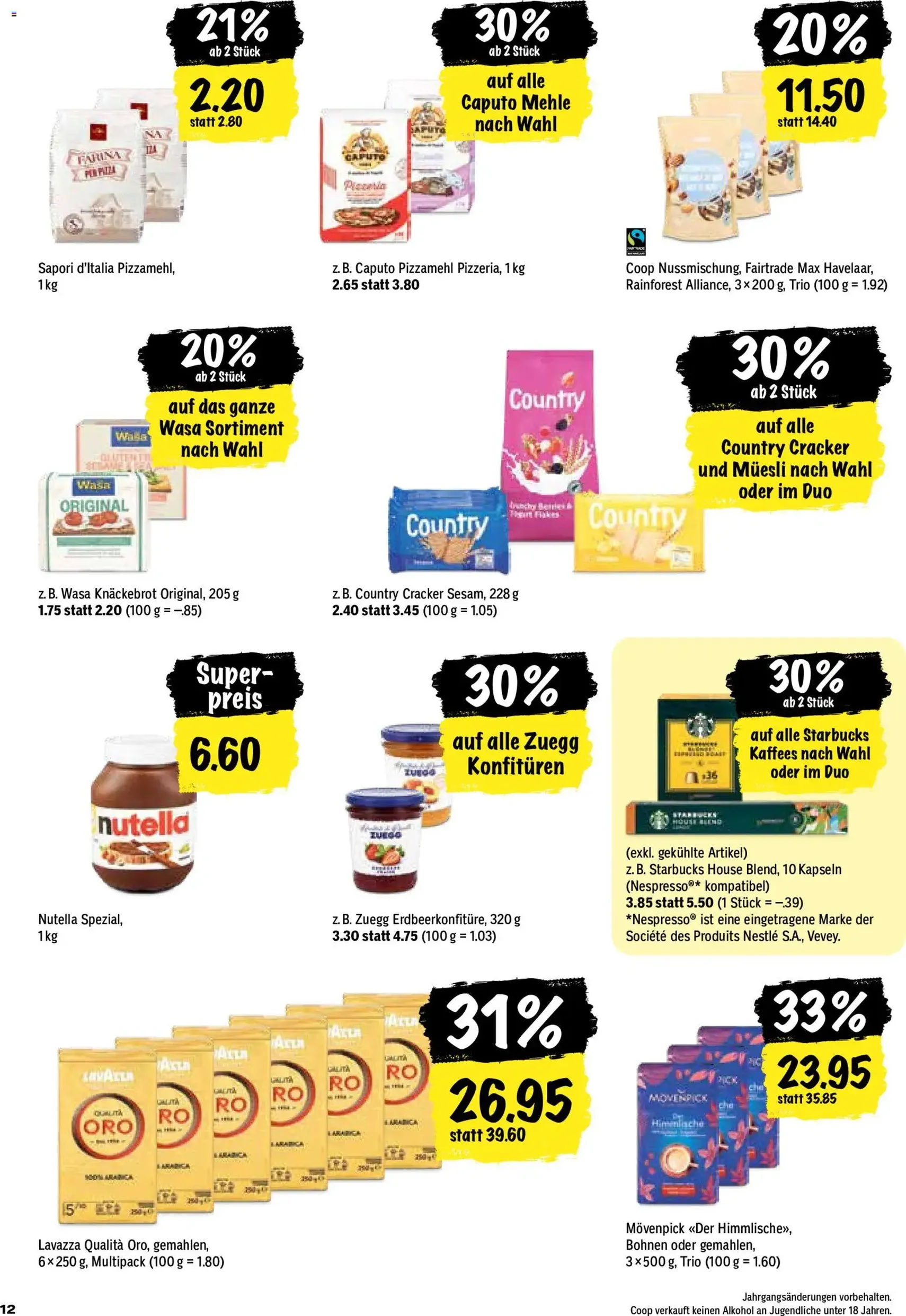 Coop aktionen - Gültiger Prospekt ab 20.08.2026, Seite 12 von insgesamt 28
