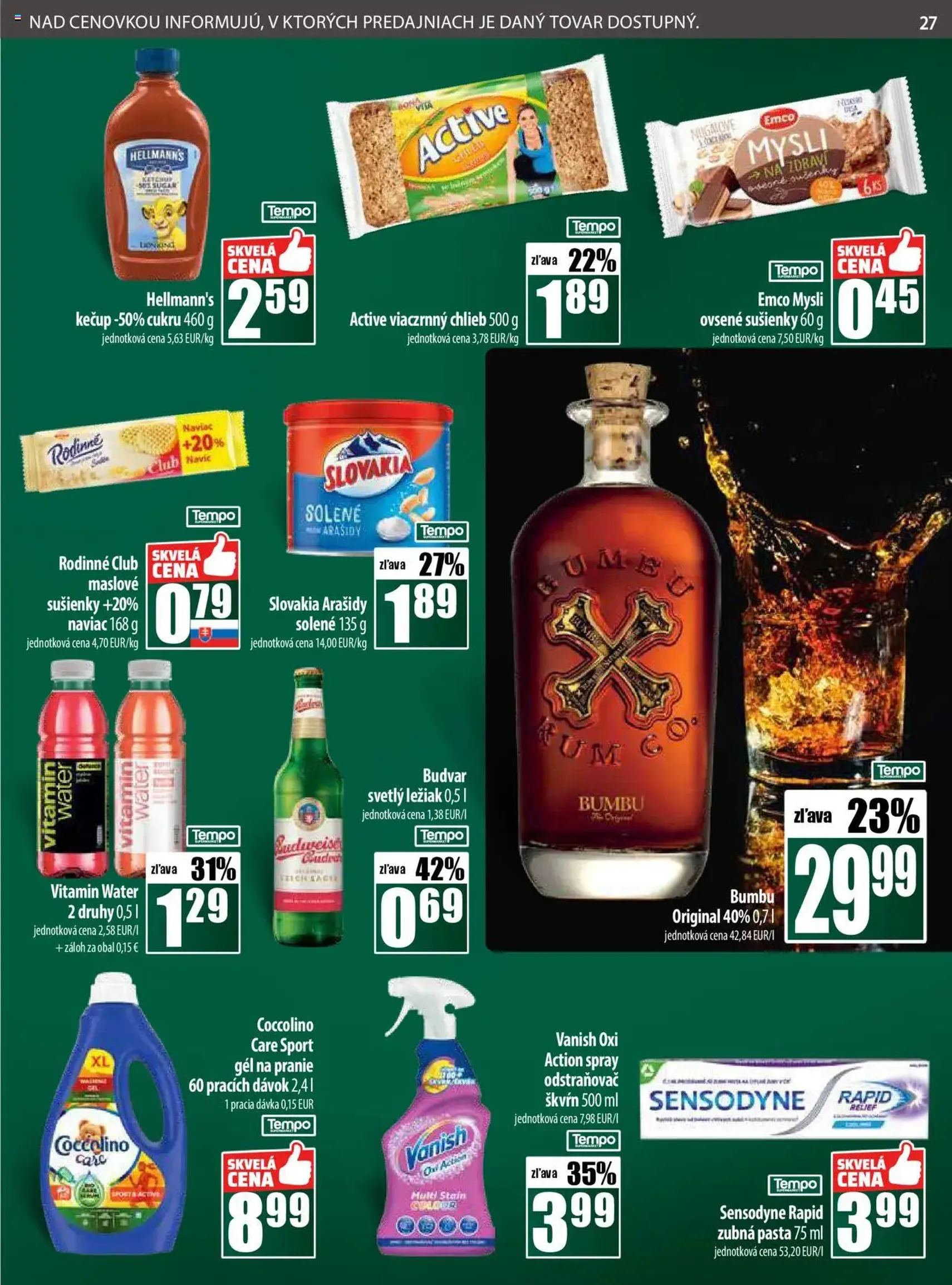 COOP Jednota leták - platný leták od 14.08.2025 strana 27 z 28