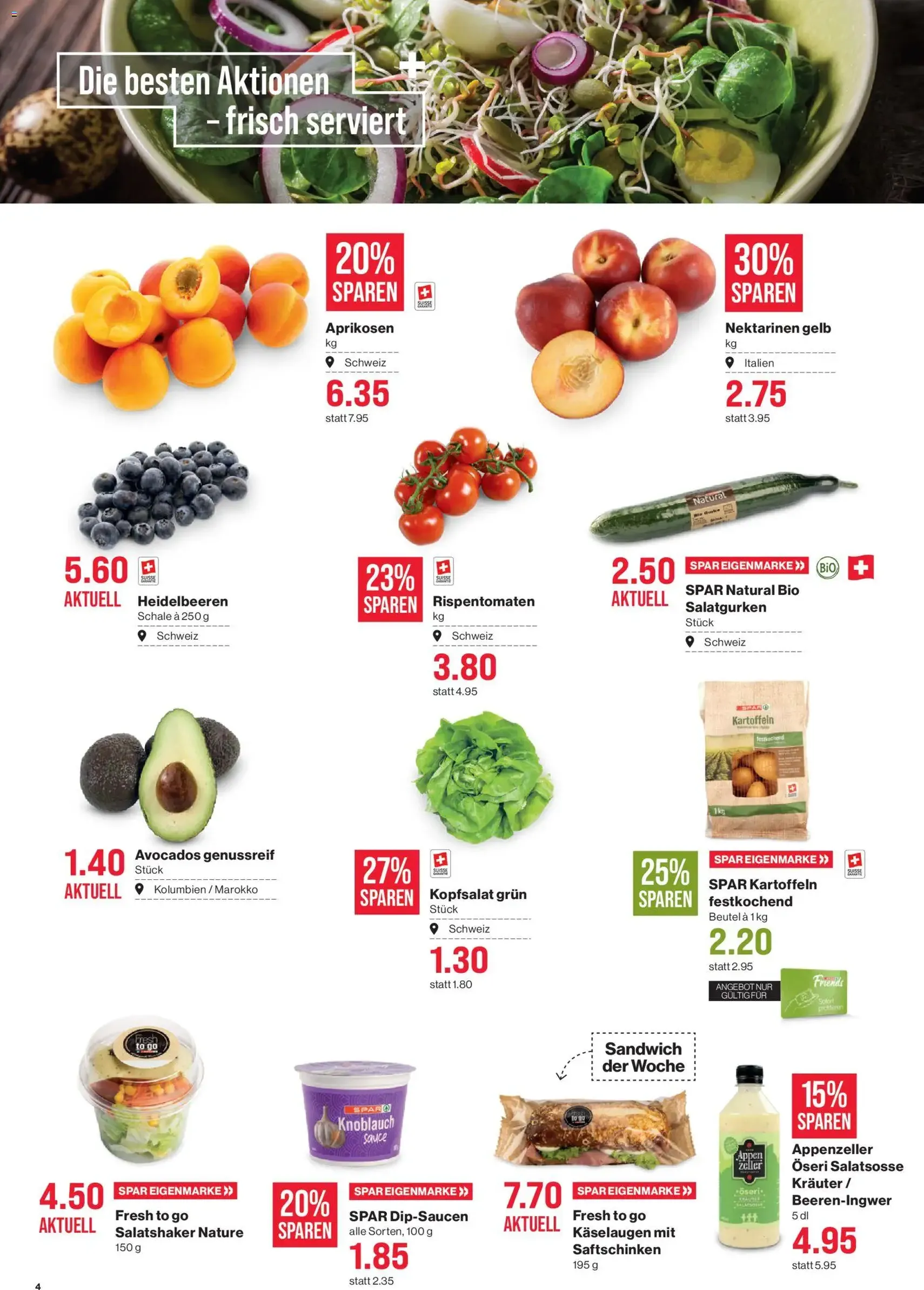 SPAR aktionen - Gültiger Prospekt ab 23.07.2026, Seite 4 von insgesamt 17