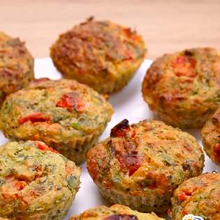 Recipe preview How to make homemade healthy Zucchini muffins?