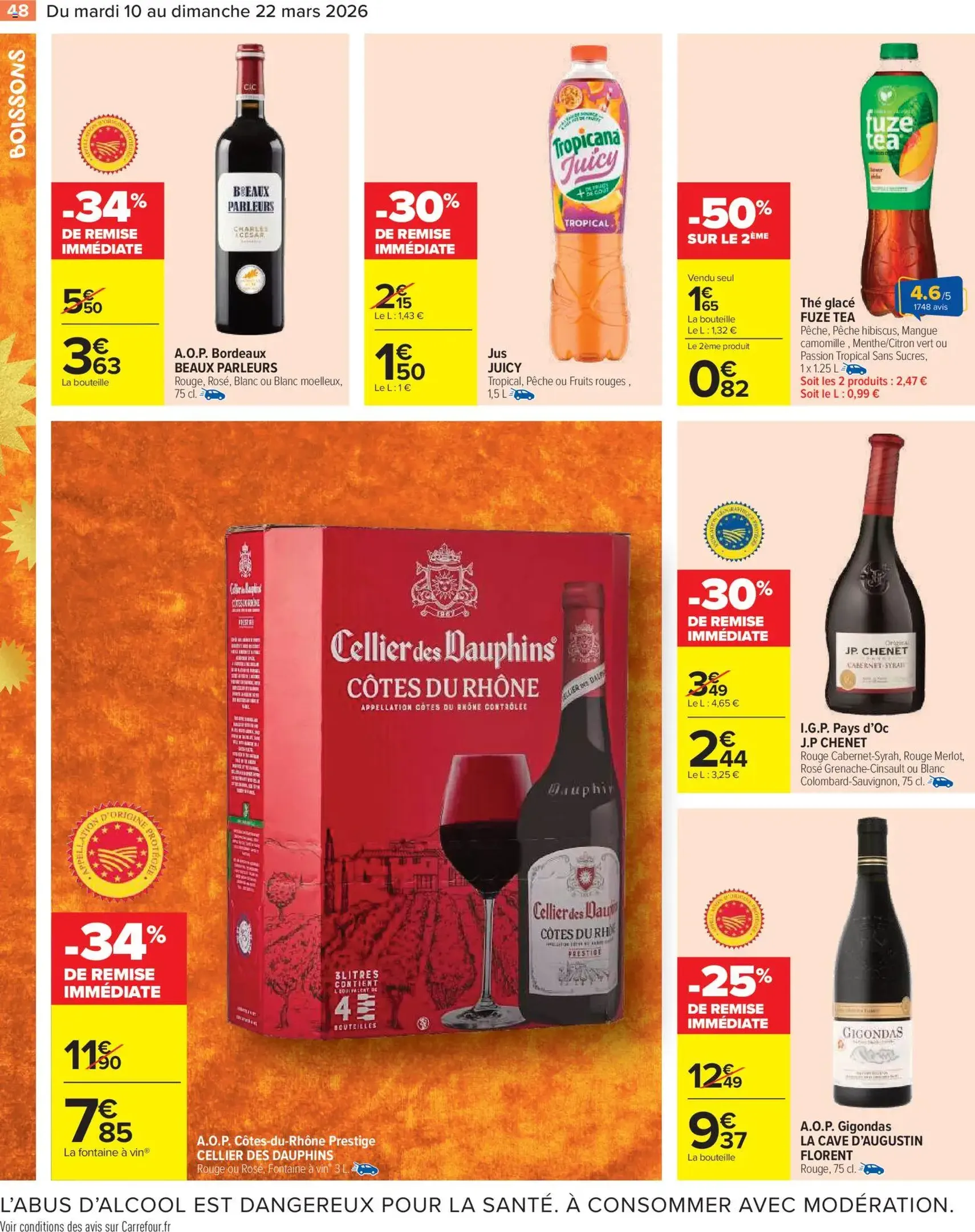Carrefour Market catalogue semaine 11 - brochure valable à partir du 10/03/2026, page 50 sur 62