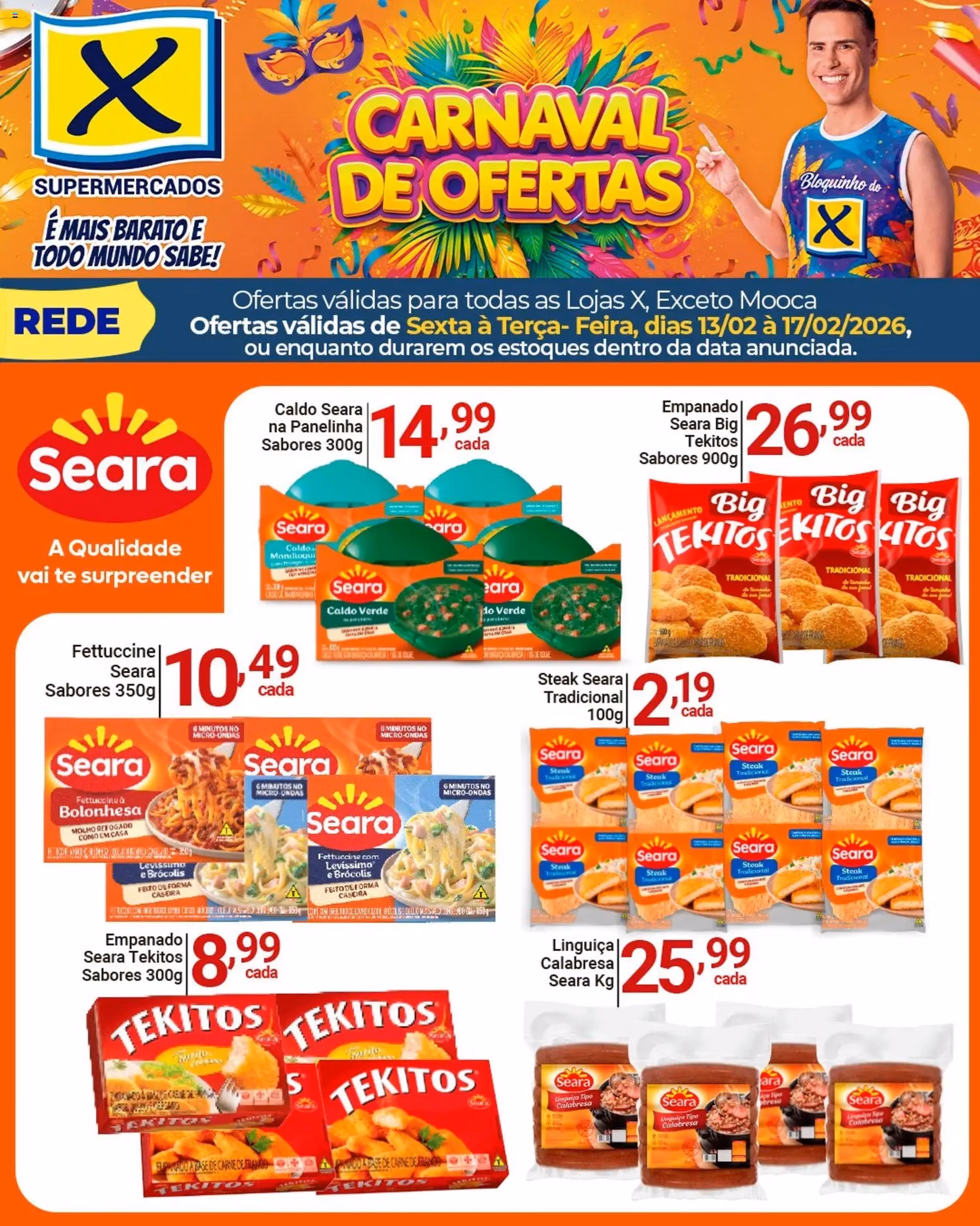 X Supermercados - Ofertas da semana - folheto válido a partir de 13/02/2026 página 2 de 6