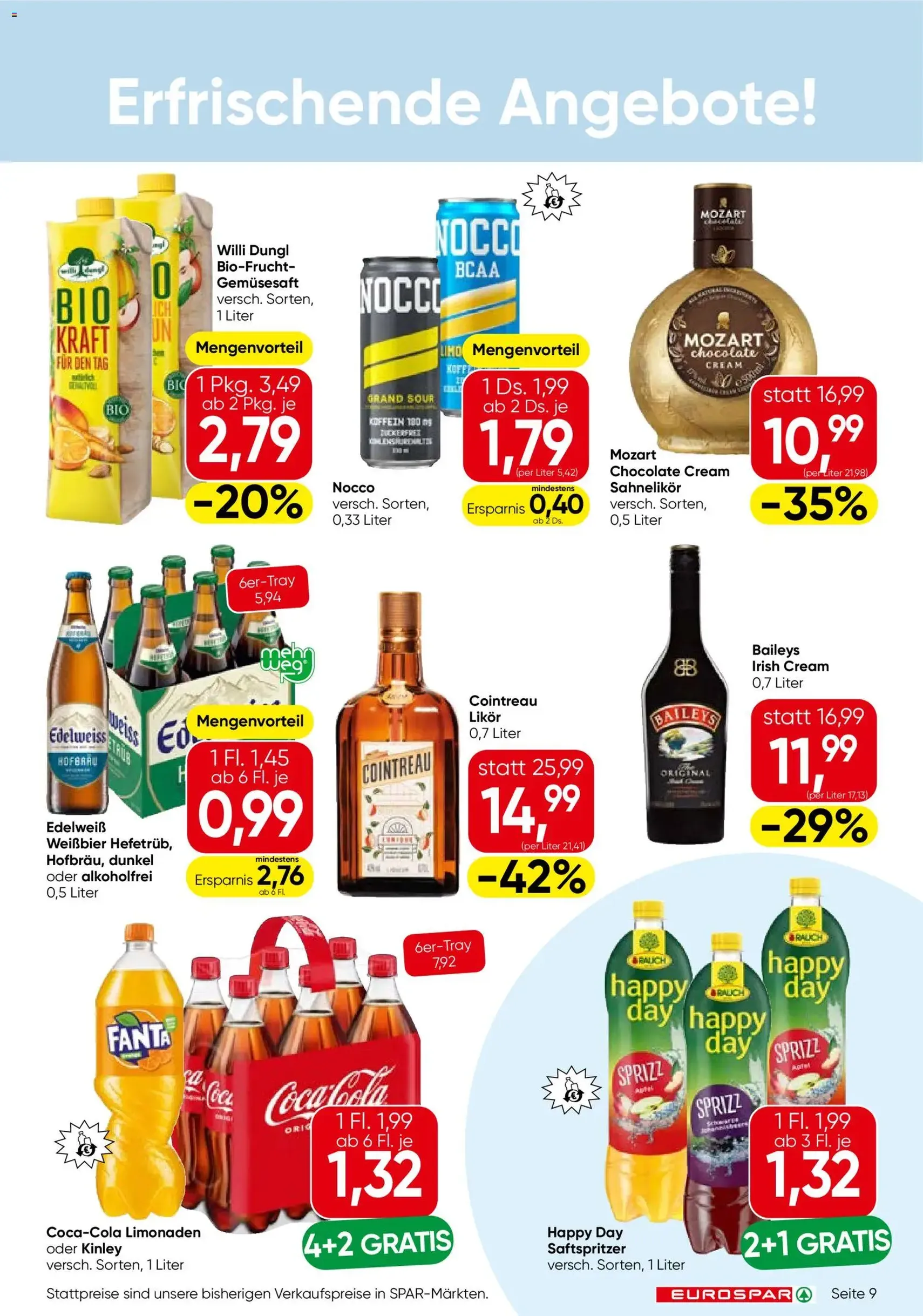 Eurospar Flugblatt - Gültiger Prospekt ab 12.03.2026, Seite 9 von insgesamt 16