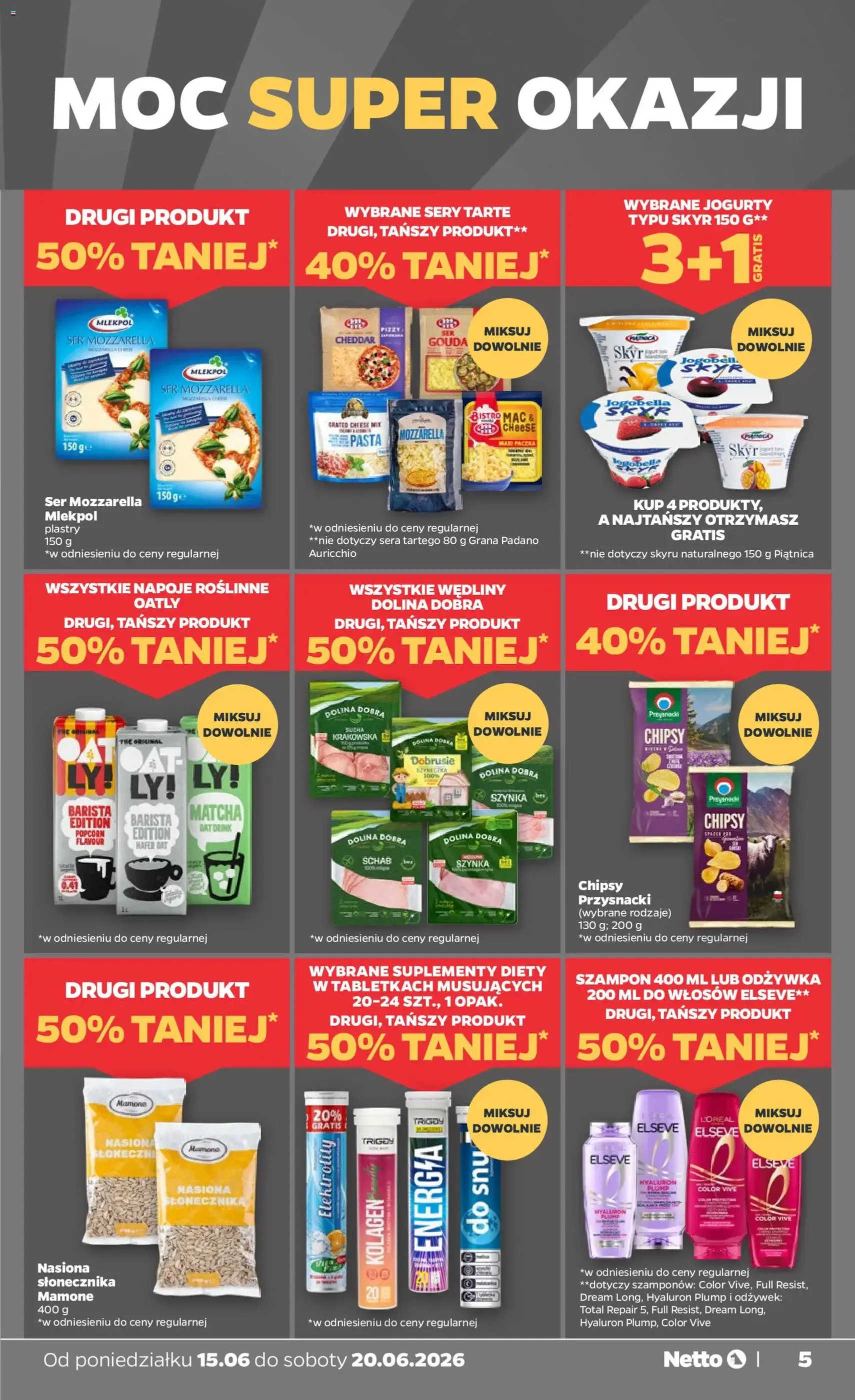 Netto gazetka od poniedziałku spożywcza - ważny gazetka od 15.06.2026 strona 5 z 35