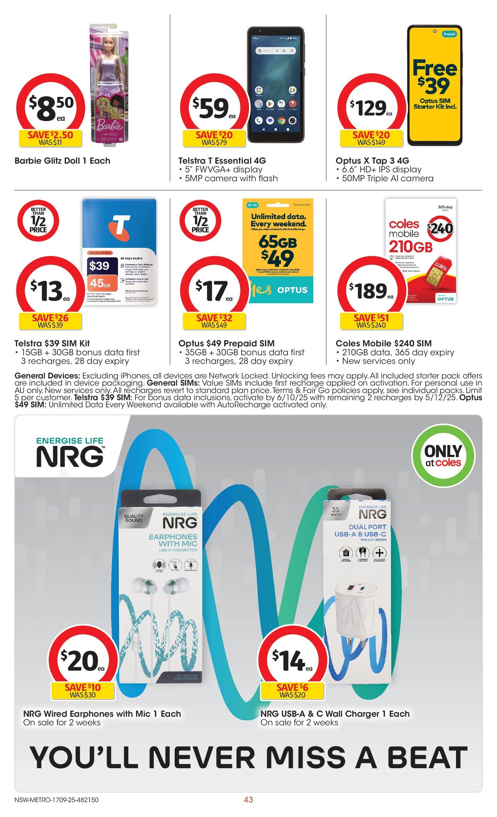 Coles Catalogue NSW - valid flyer from 17/09/2025, page 43 of 47