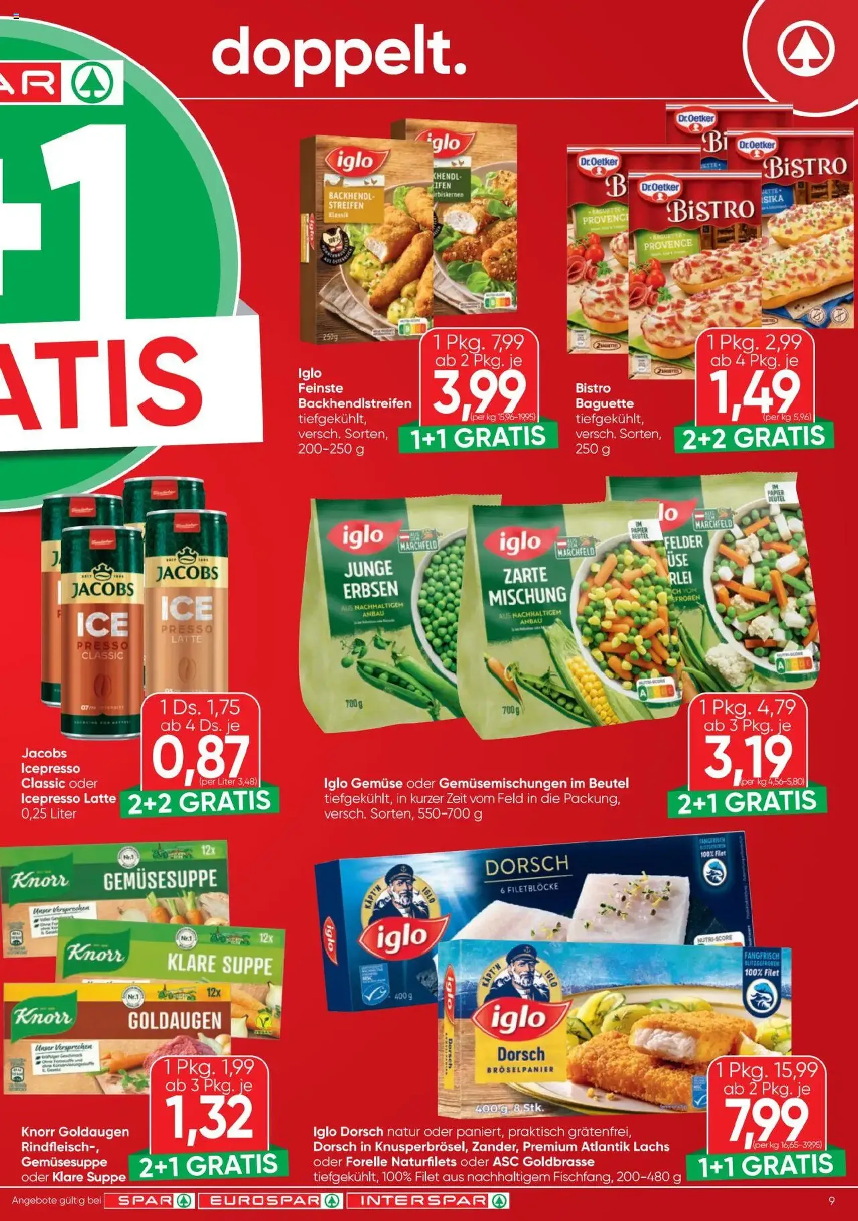 Spar Flugblatt - Gültiger Prospekt ab 14.08.2025, Seite 9 von insgesamt 20