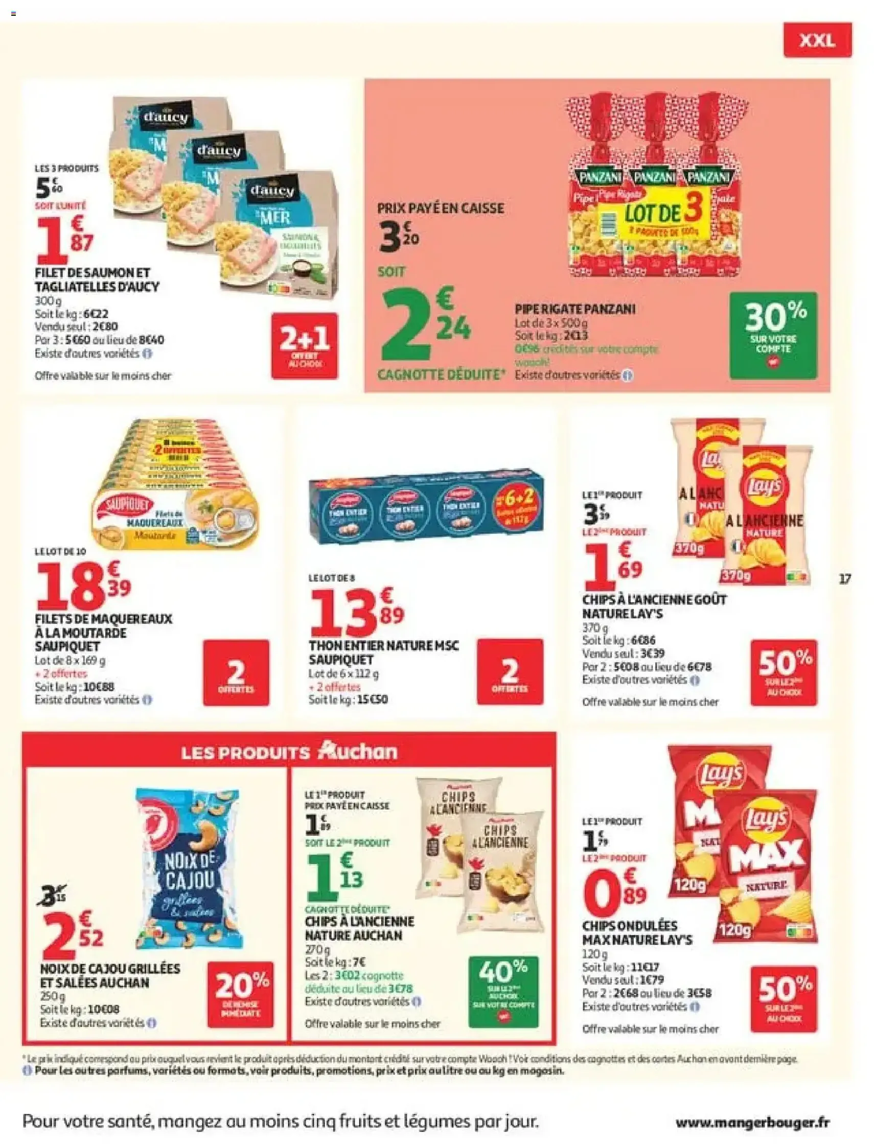 Auchan Promos XXL, rentrée - brochure valable à partir du 21/07/2026, page 17 sur 49