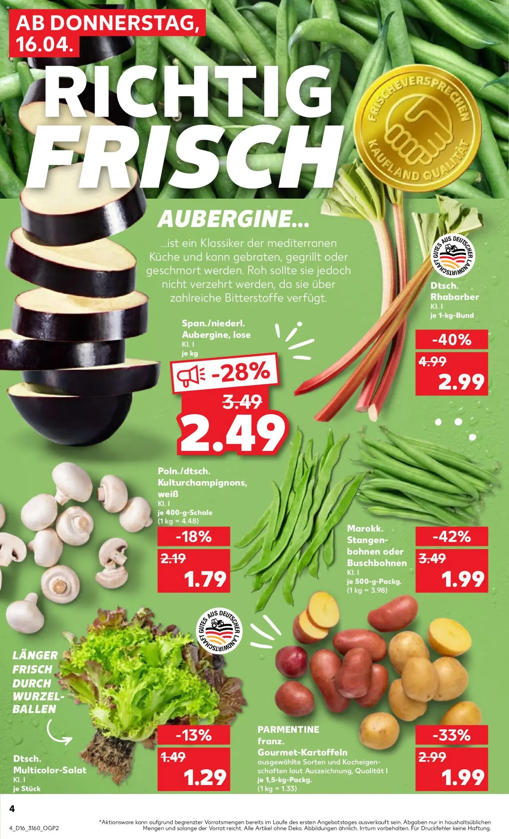 Kaufland Prospekt - Gültiger Prospekt ab 16.04.2026, Seite 4 von insgesamt 58