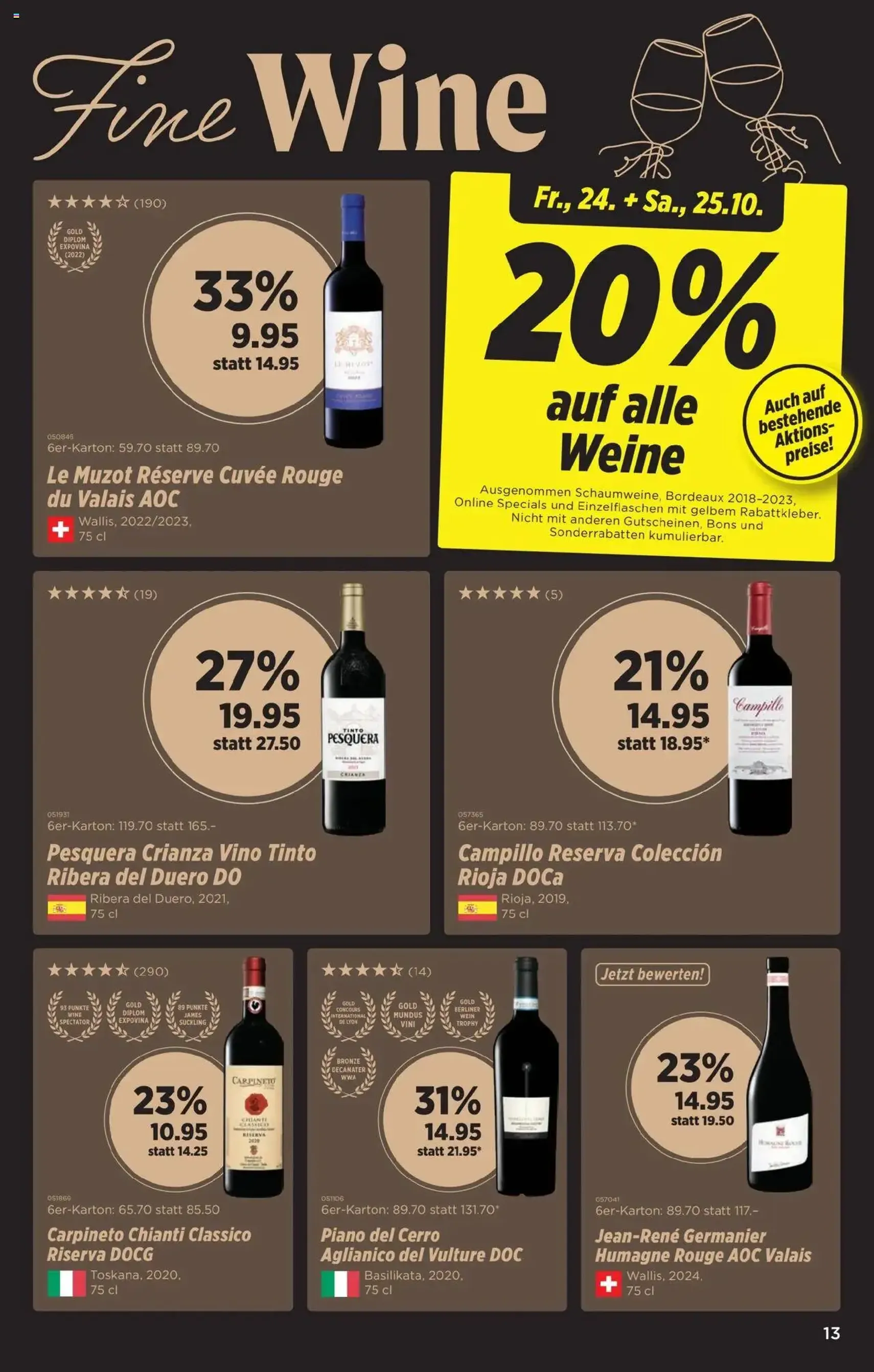 Denner Aktionen - Gültiger Prospekt ab 21.10.2025, Seite 13 von insgesamt 24 Denner Aktionen - Gültiger Prospekt ab 21.10.2025, Seite 13 von insgesamt 24