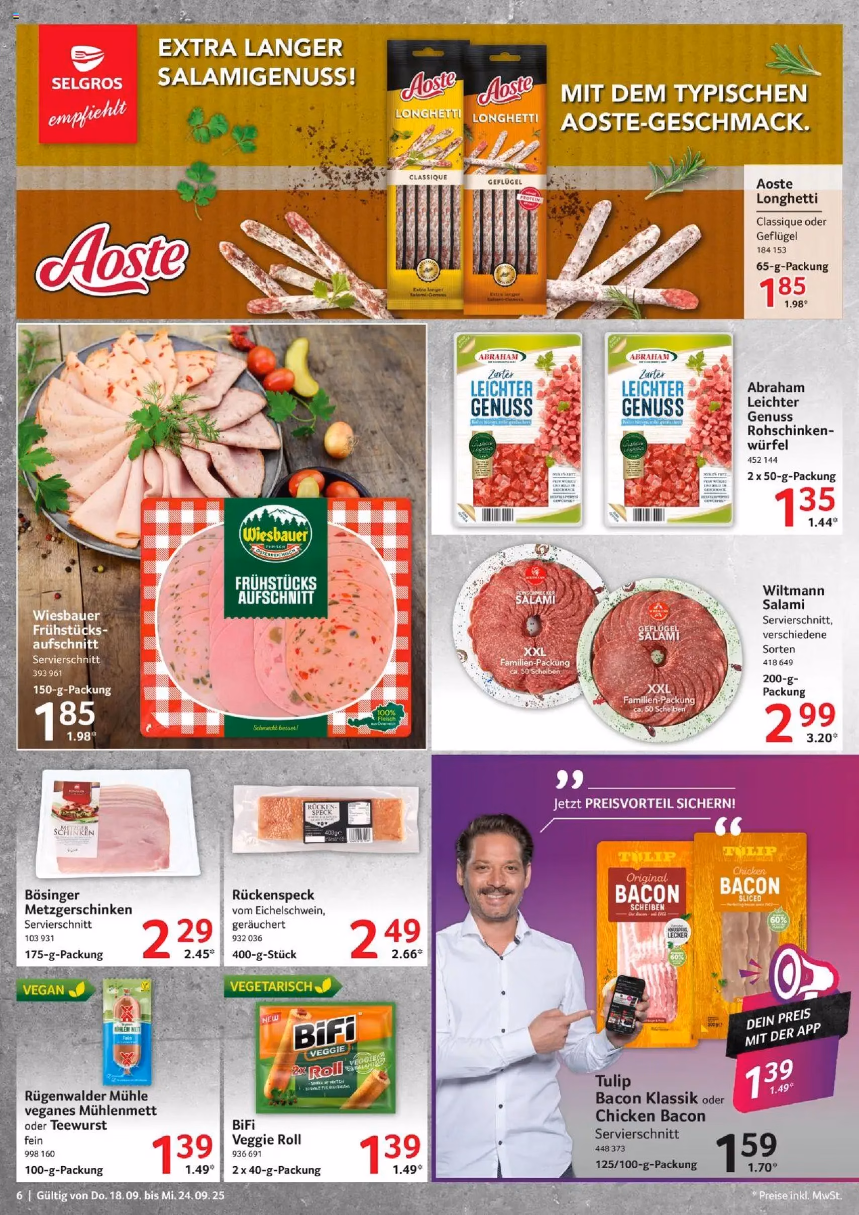 Selgros Prospekt - Gültiger Prospekt ab 18.09.2025, Seite 6 von insgesamt 24 Selgros Prospekt - Gültiger Prospekt ab 18.09.2025, Seite 6 von insgesamt 24