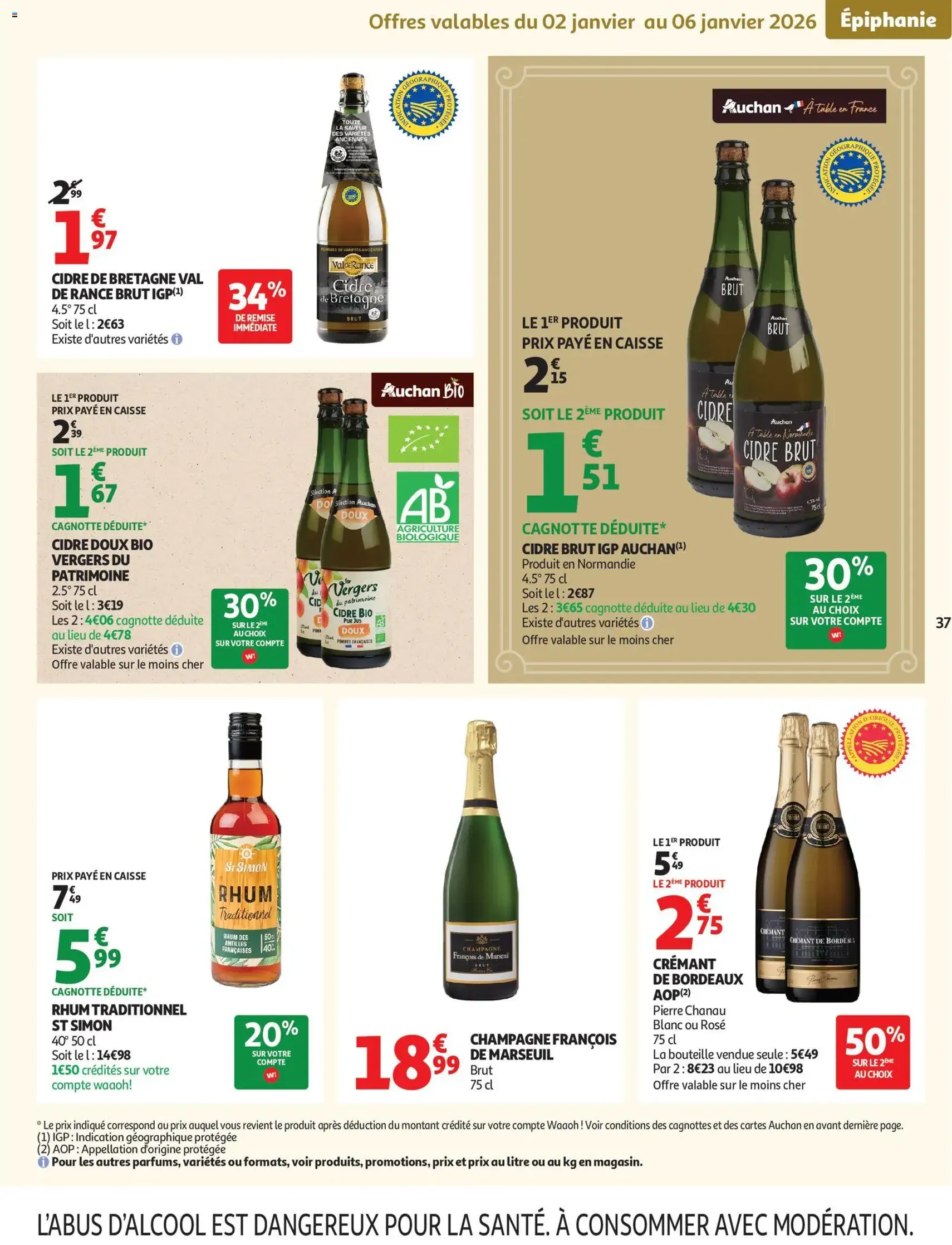 Auchan prospectus - brochure valable à partir du 02/01/2026, page 37 sur 54
