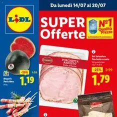 Volantino Lidl - anteprima volantino valido dal 14/07/2025