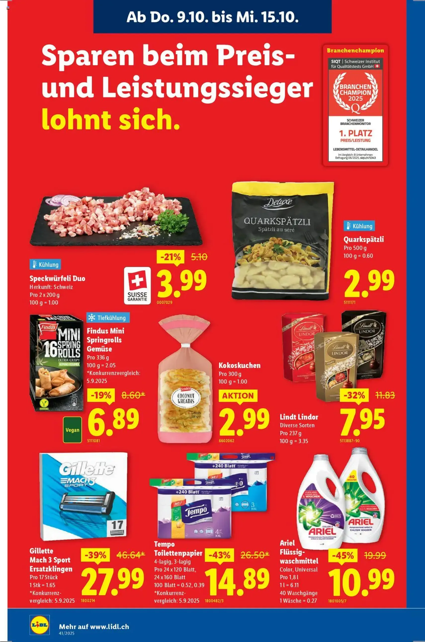 Lidl Aktionen - Gültiger Prospekt ab 09.10.2025, Seite 8 von insgesamt 32
