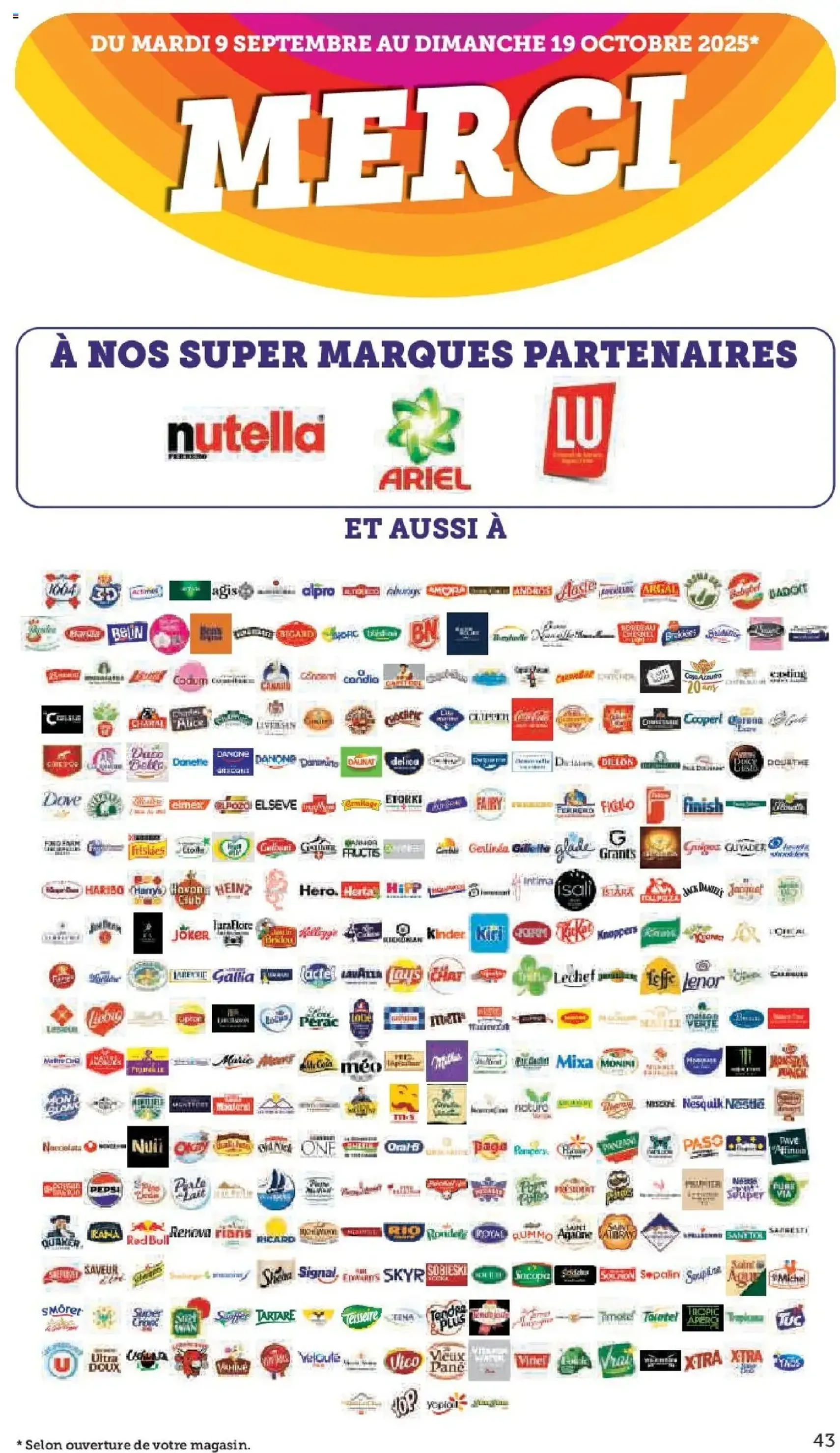 Hyper U catalogue - brochure valable à partir du 07/10/2025, page 43 sur 44