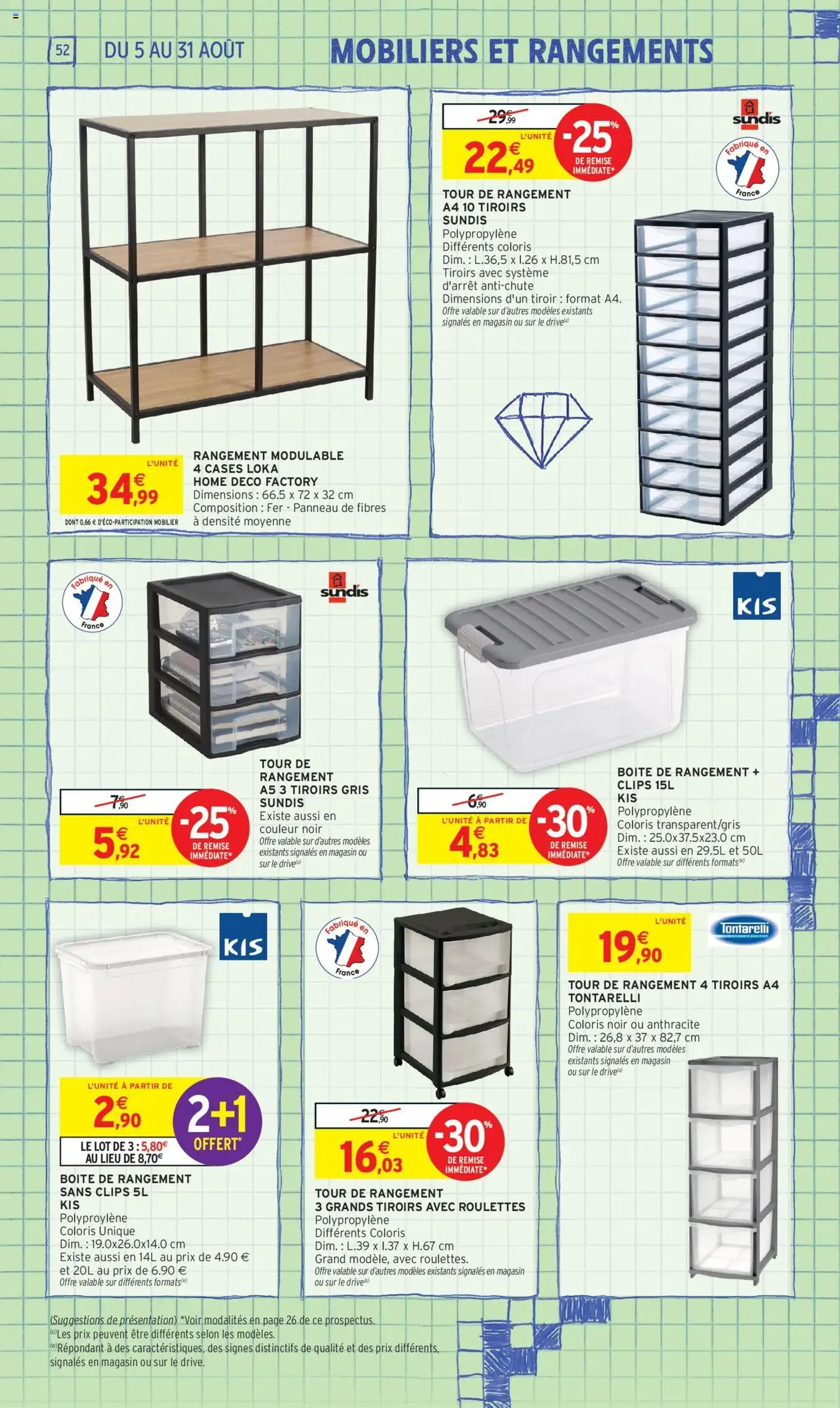 Intermarché - 70% en avantage carte sur une sélection rentrée des classes - brochure valable à partir du 05/08/2025, page 52 sur 60 Intermarché - 70% en avantage carte sur une sélection rentrée des classes - brochure valable à partir du 05/08/2025, page 52 sur 60