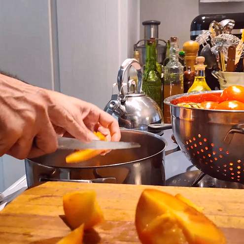 Marmellata di cachi - procedimento 1