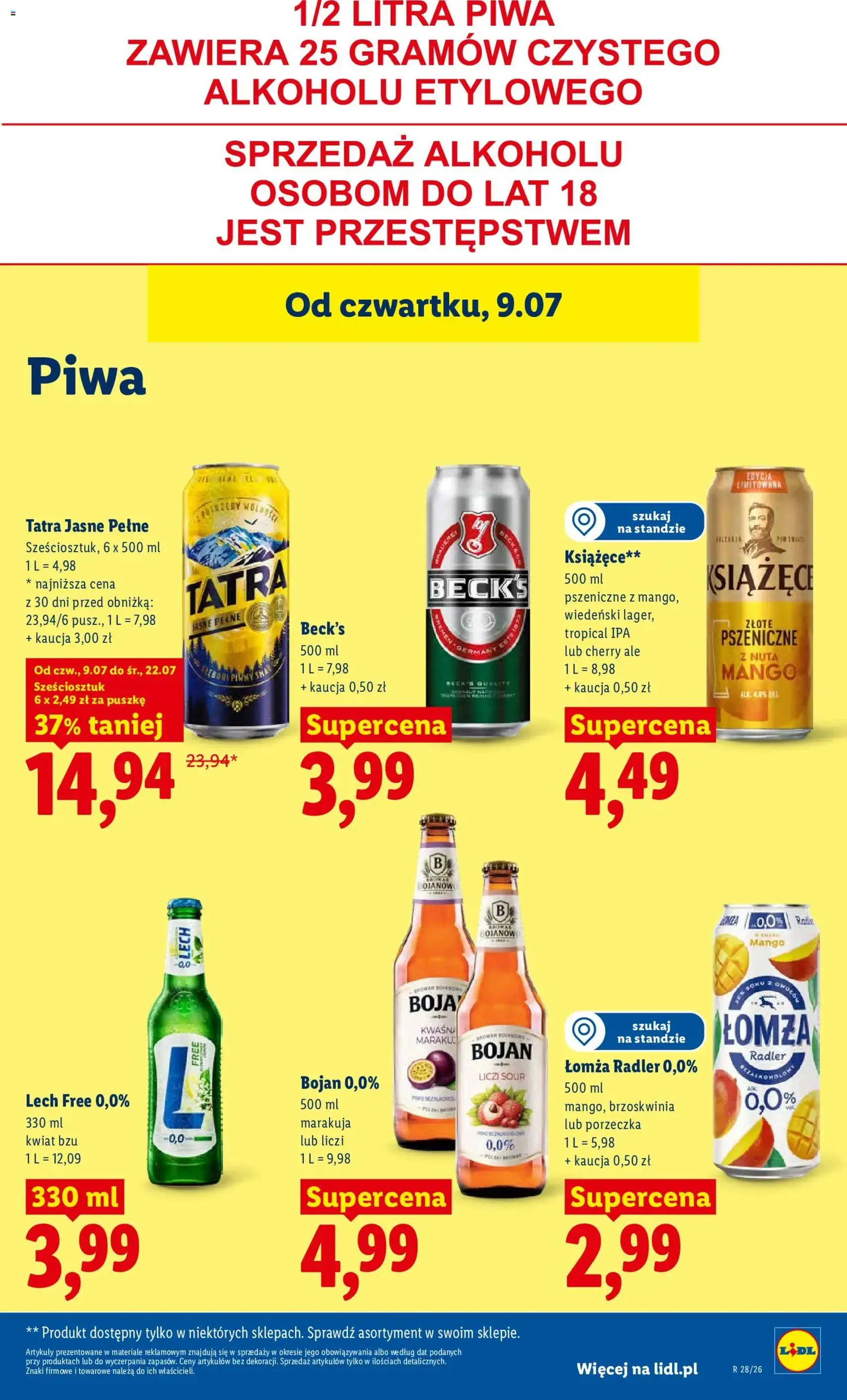 Lidl gazetka - ważny gazetka od 09.07.2026 strona 75 z 92