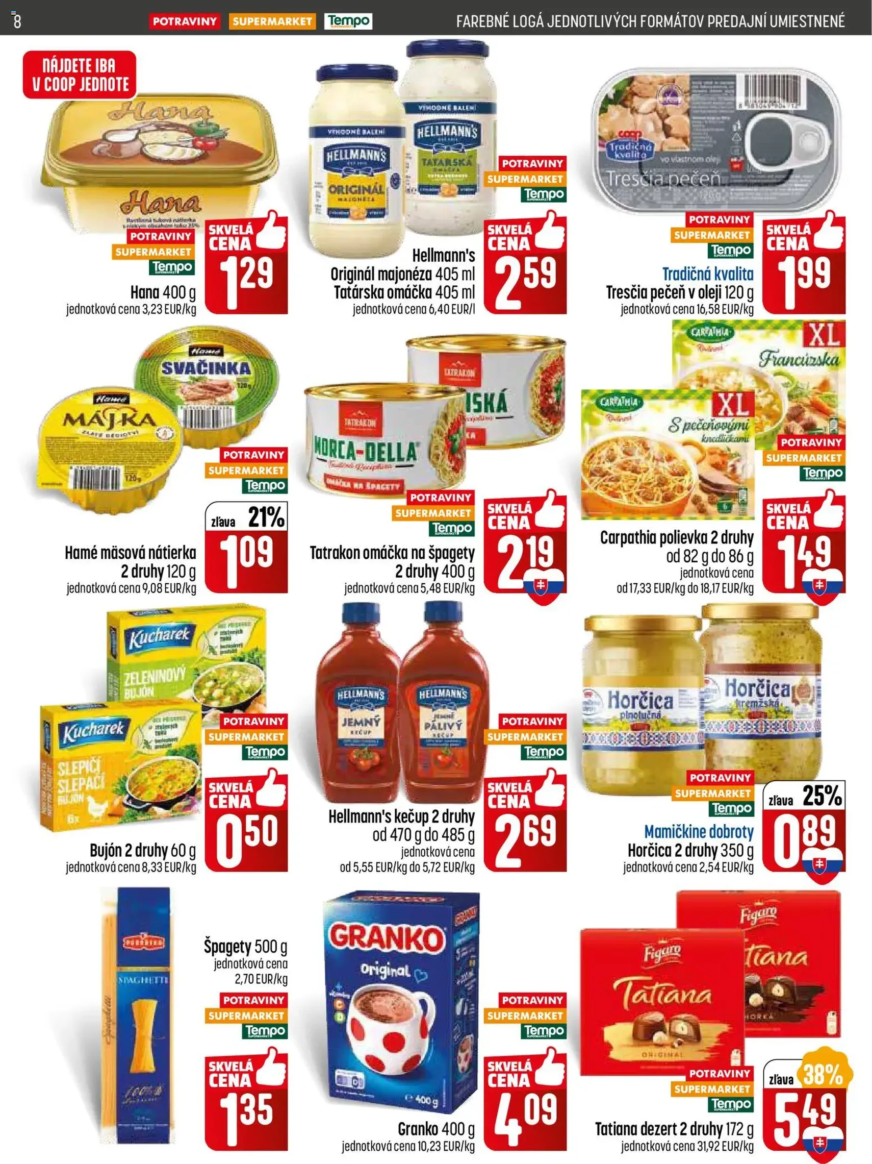 COOP Jednota leták - platný leták od 22.01.2026 strana 8 z 28