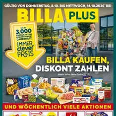 Billa Plus Flugblatt - Prospekt Vorschau gültig ab 08.10.2026