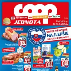 COOP Jednota leták - náhľad letáku platný od 16.04.2026