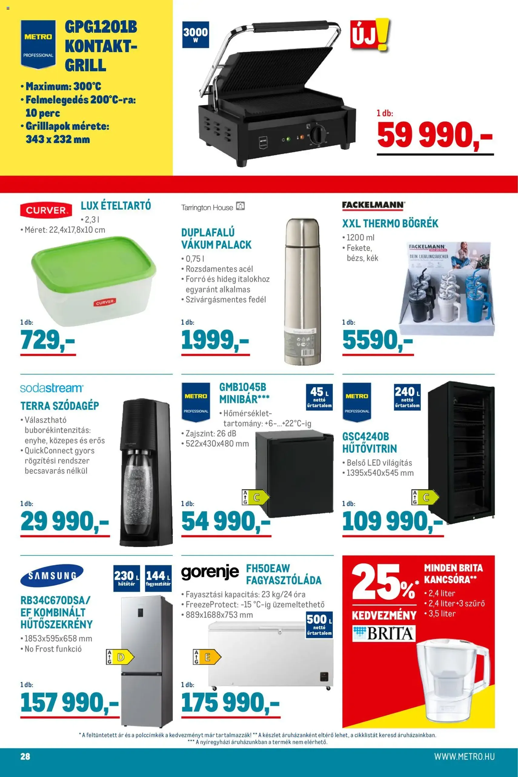 Metro - Élelmiszer és Szezonális katalógus 2025/12 - 2025.12.01. érvényes szórólap 28 oldal 33 oldalból