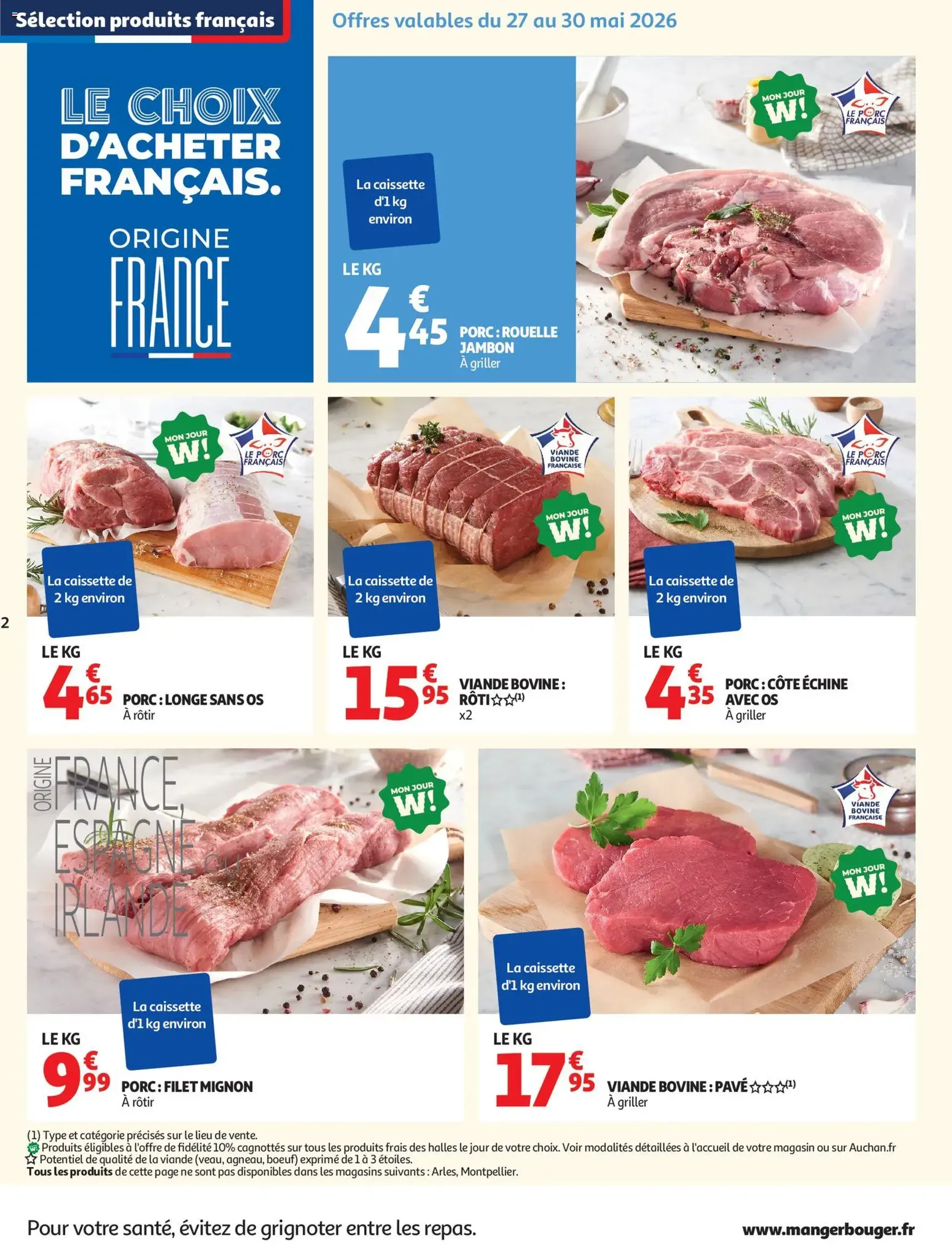 Auchan prospectus - brochure valable à partir du 27/05/2026, page 2 sur 36