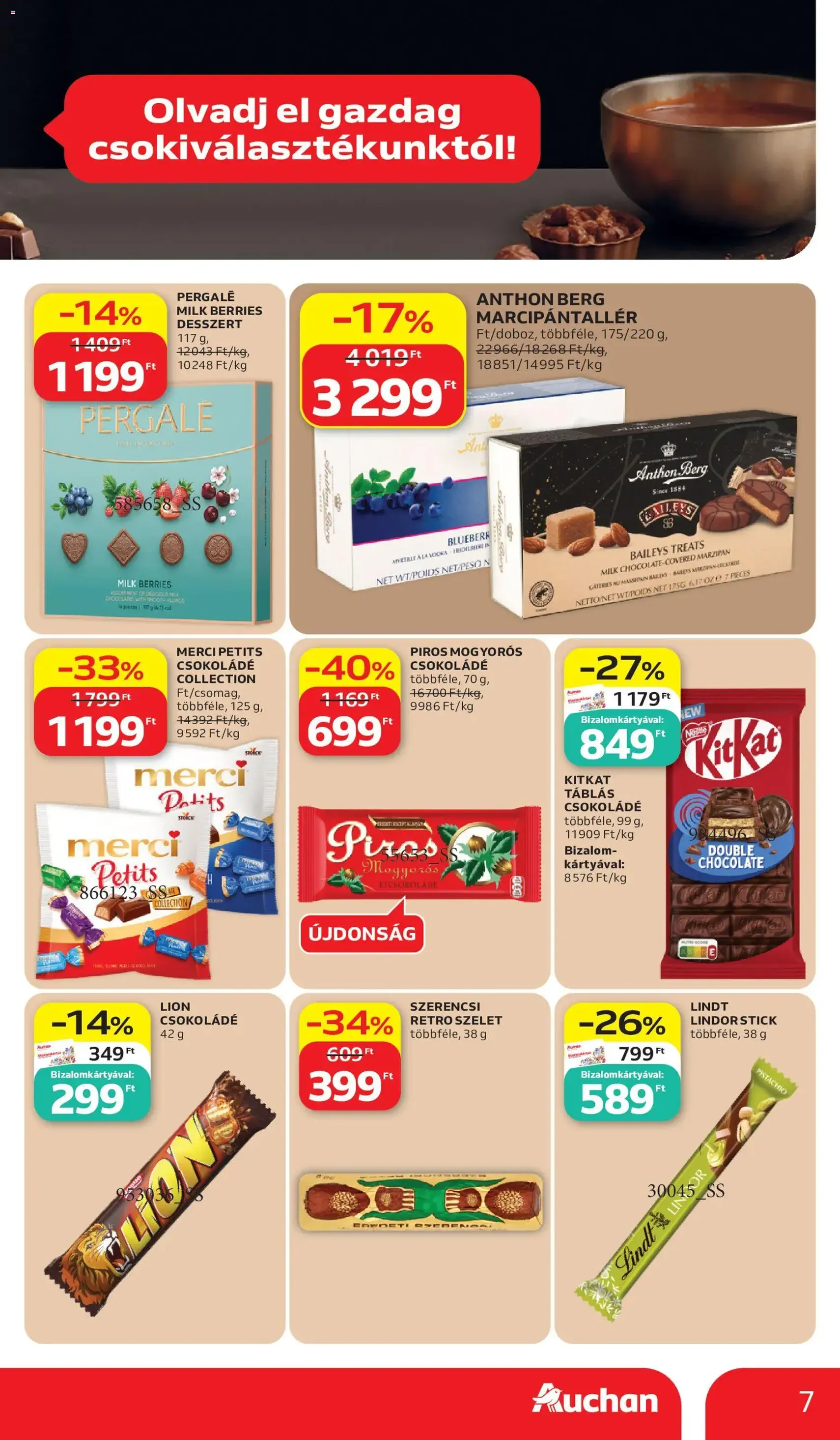 Auchan akciós újság - 2026.07.02. érvényes szórólap 7 oldal 56 oldalból