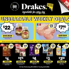 Drakes catalogue - Flyer preview valid from 20/05/2026