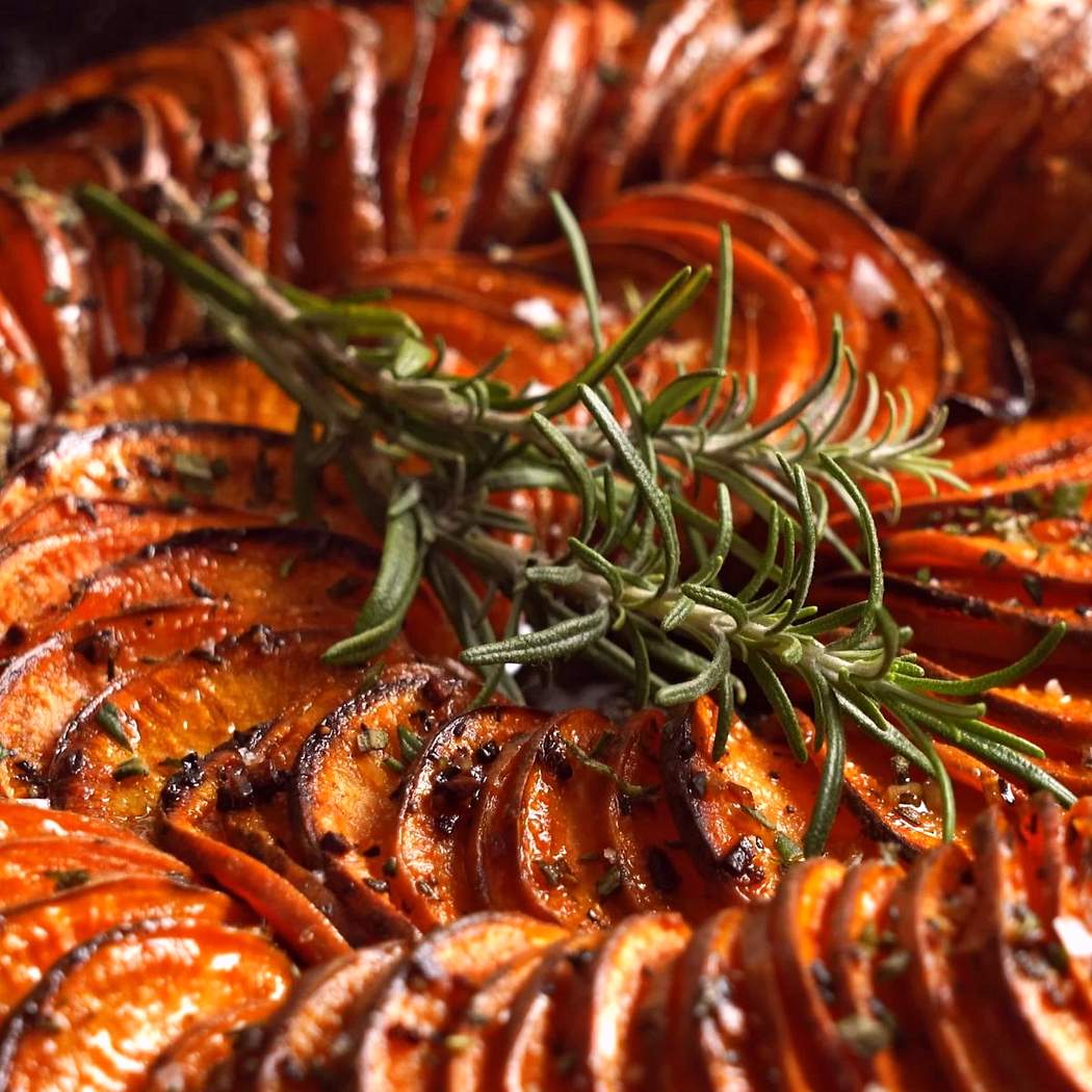 Patate dolci al forno