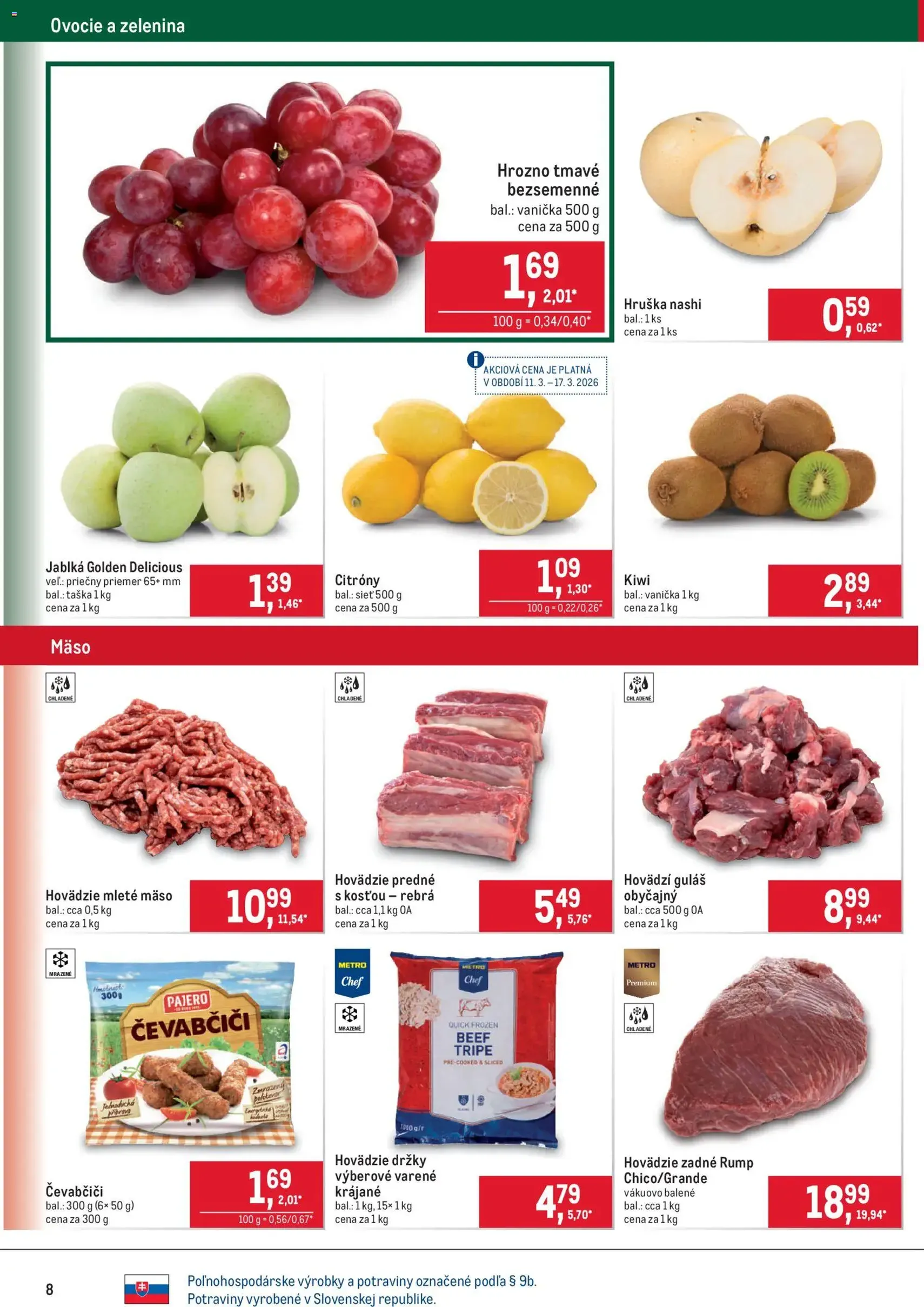 Metro leták - platný leták od 11.03.2026 strana 8 z 40