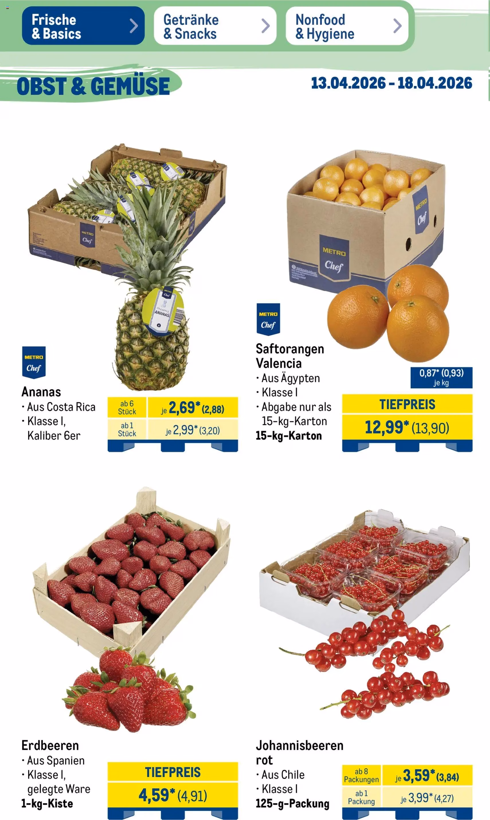 Metro Prospekt - Gültiger Prospekt ab 13.04.2026, Seite 8 von insgesamt 52