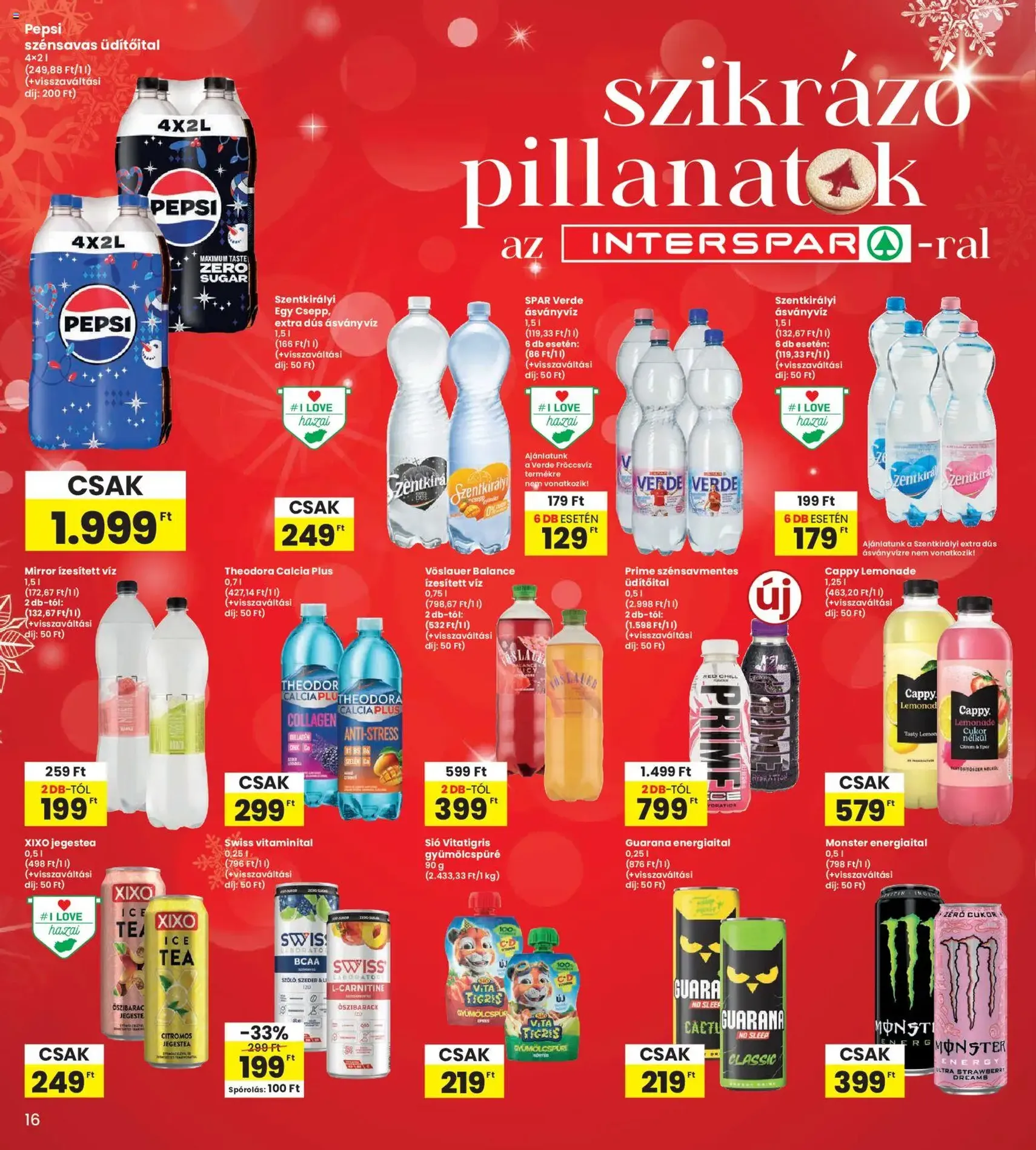 Interspar Akciós újság - 2025.12.18. érvényes szórólap 16 oldal 24 oldalból