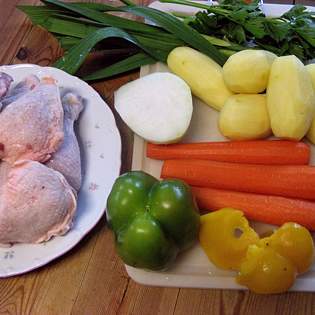 Recipe preview Tasty chicken thighs in grandma's sauce