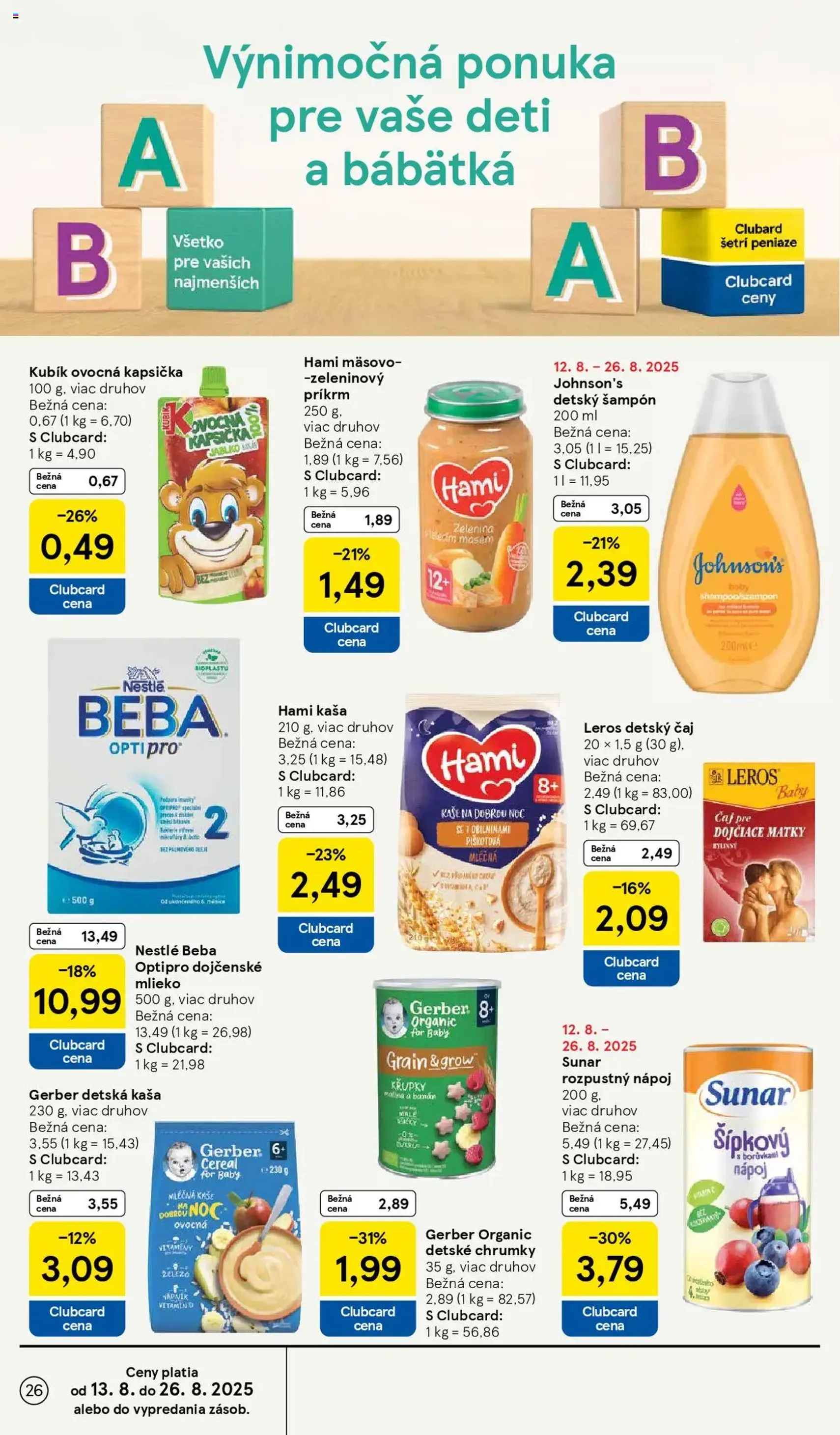 Tesco Hypermarket - leták - platný leták od 20.08.2025 strana 26 z 38